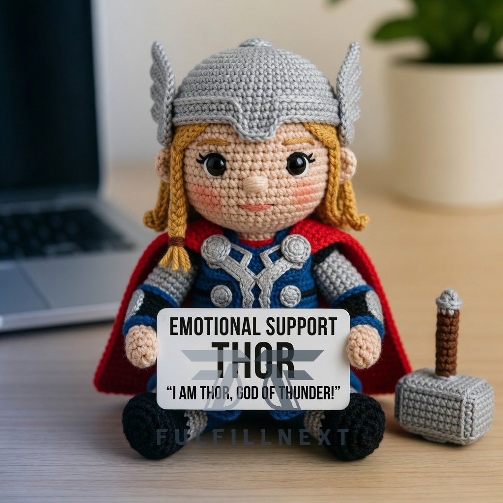 Marvel Emotional Support Crochet Doll - Image 4