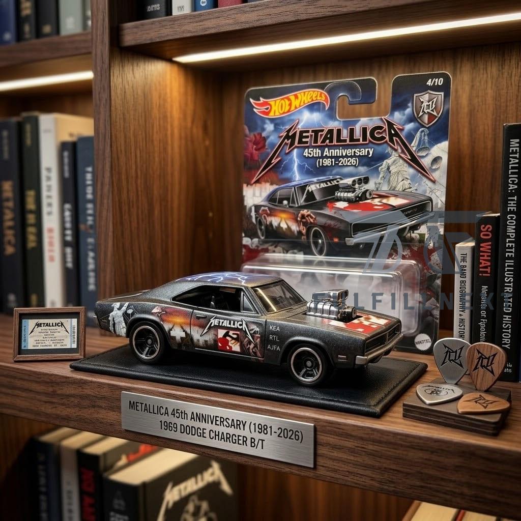Metallica 45th Anniversary Dodge Charger R/T Hot Wheels - Image 2