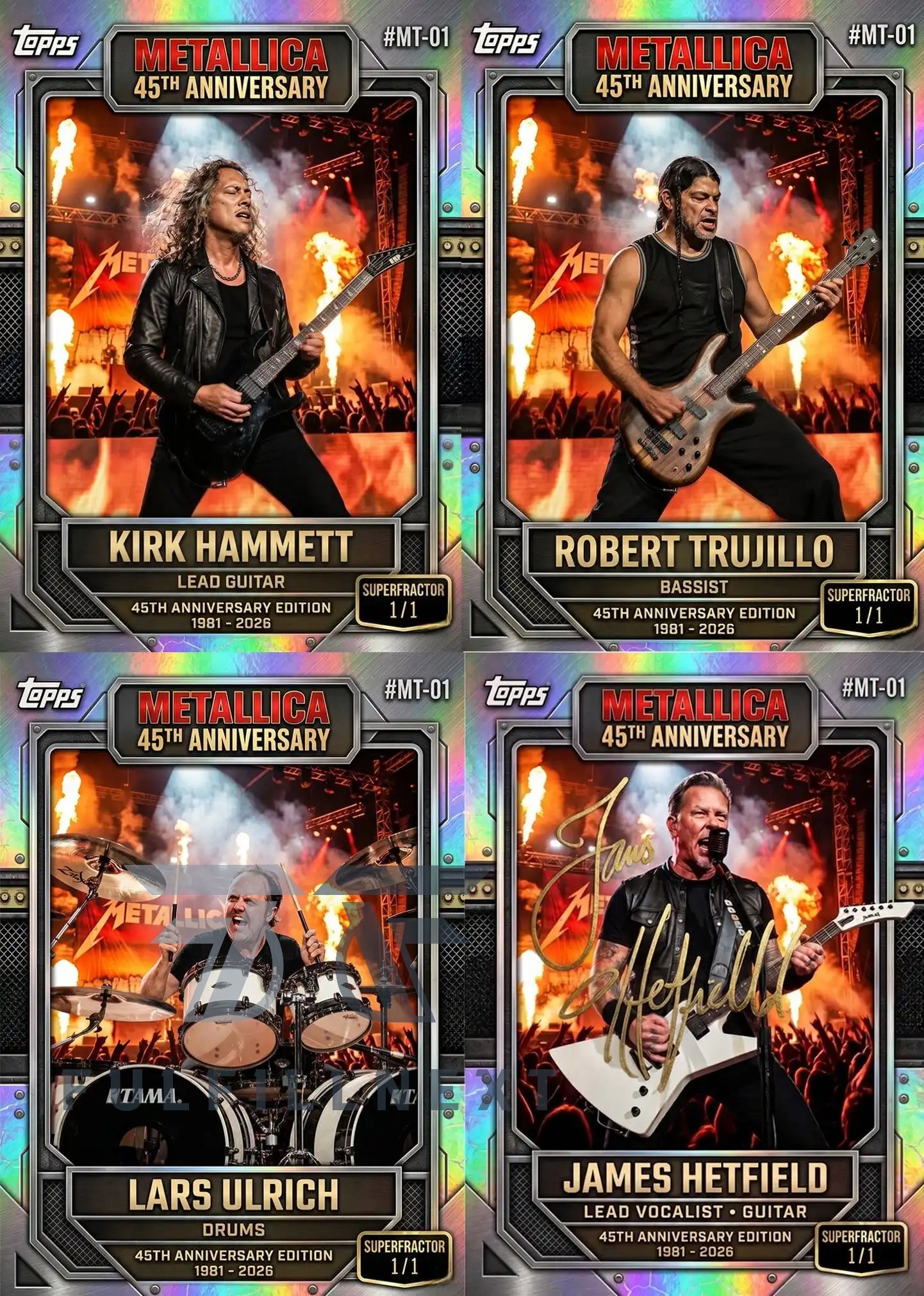 Metallica 45th Anniversary Trading Cards - Image 2