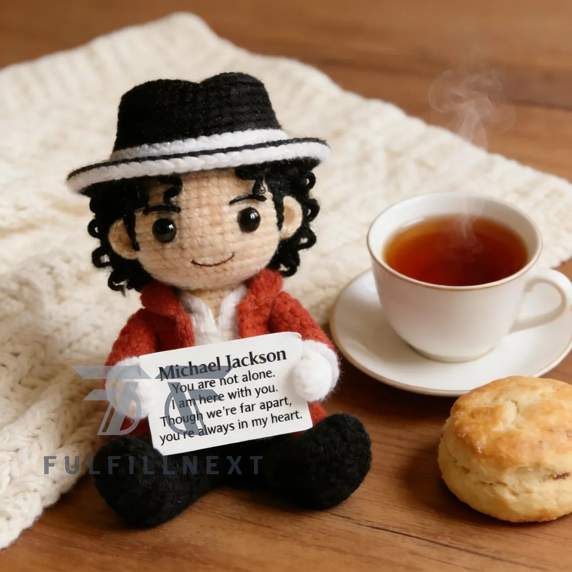 Michael Jackson Handmade Crochet Doll