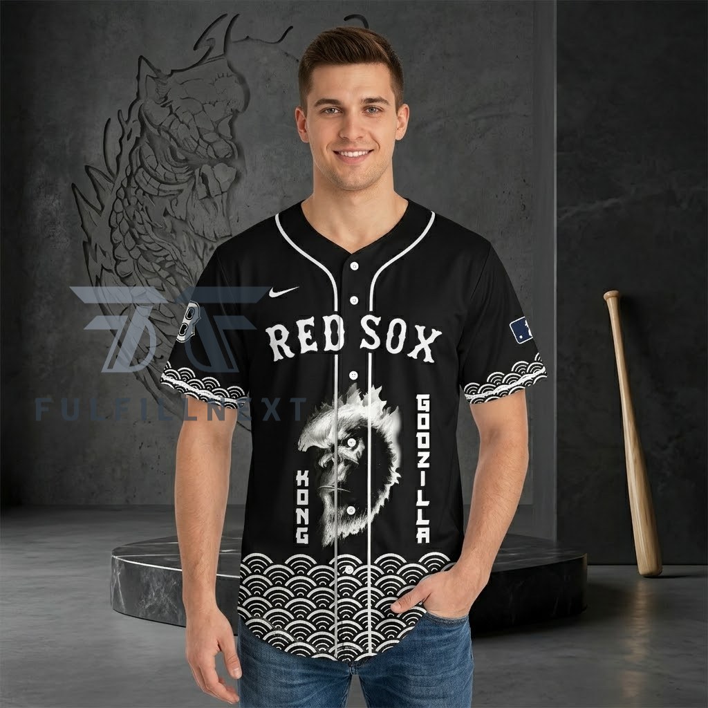 MLB All Team x Godzilla vs Kong Baseball Jersey - Image 2