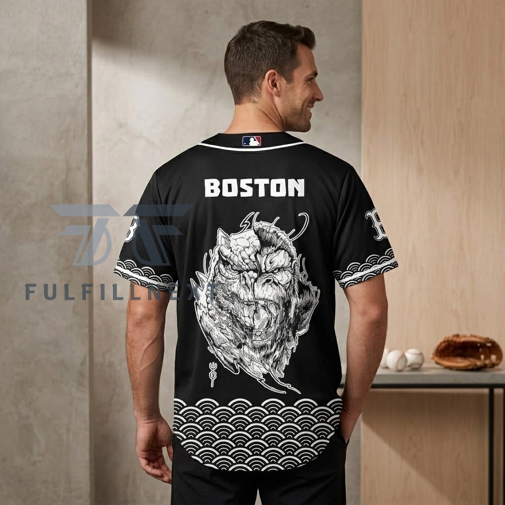 MLB All Team x Godzilla vs Kong Baseball Jersey - Image 3