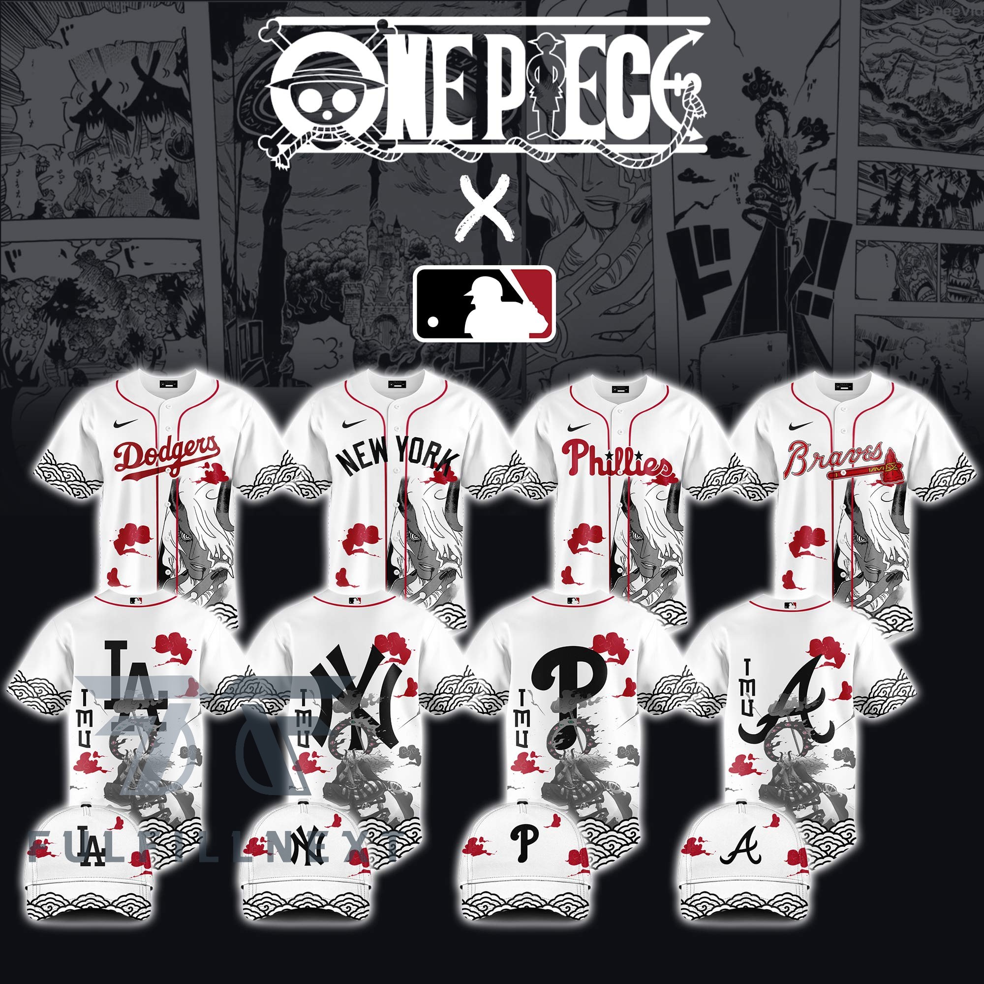 MLB All Team x One Piece IMU Edition Baseball Jersey