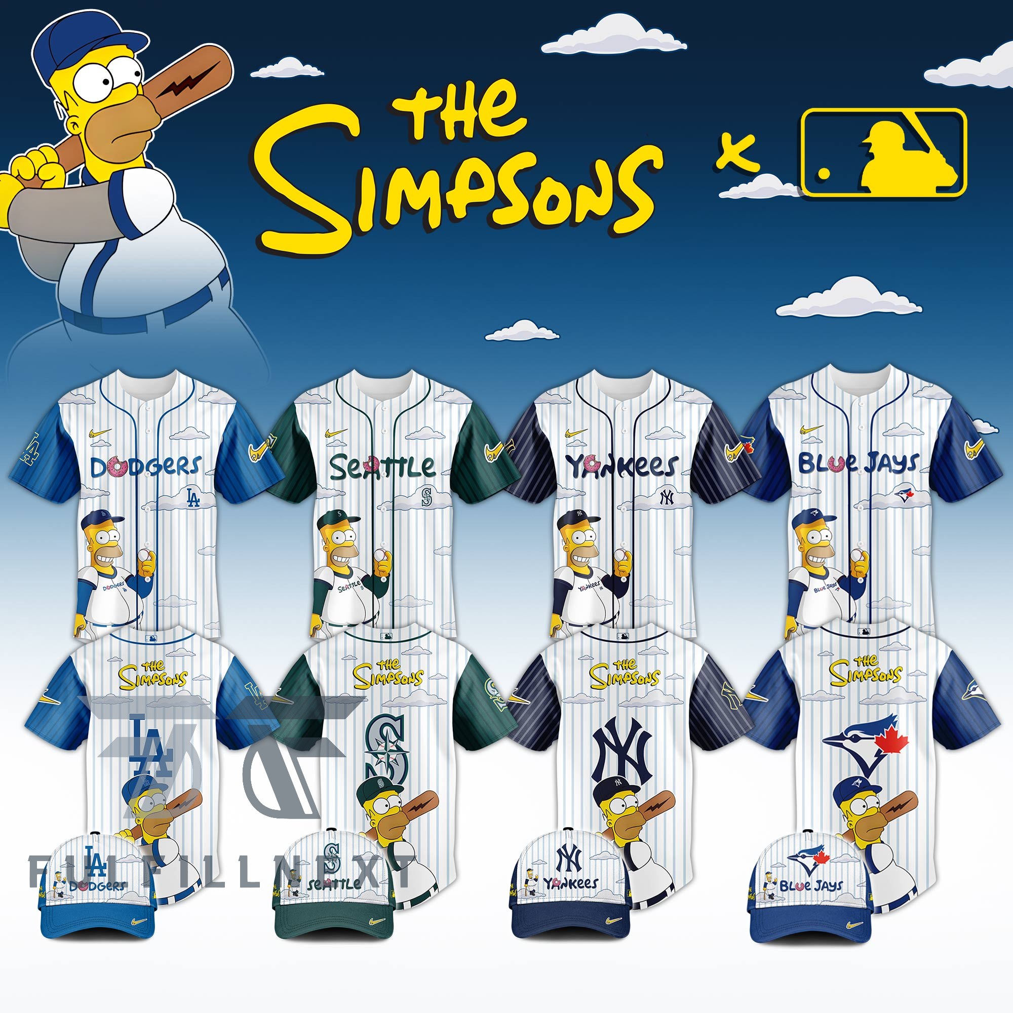 MLB All Team x The Simpsons 2026 Baseball Jersey