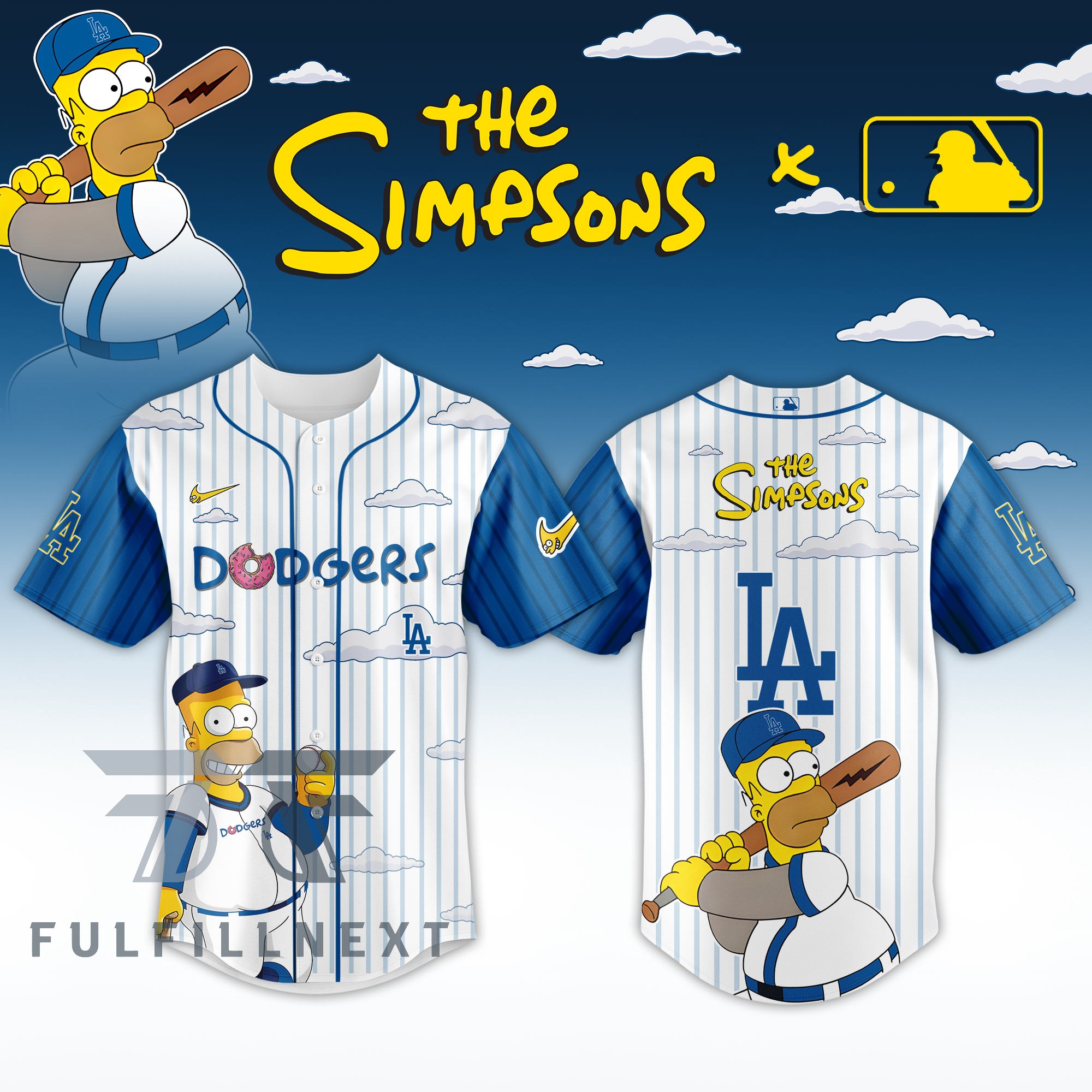 MLB All Team x The Simpsons 2026 Baseball Jersey - Image 2