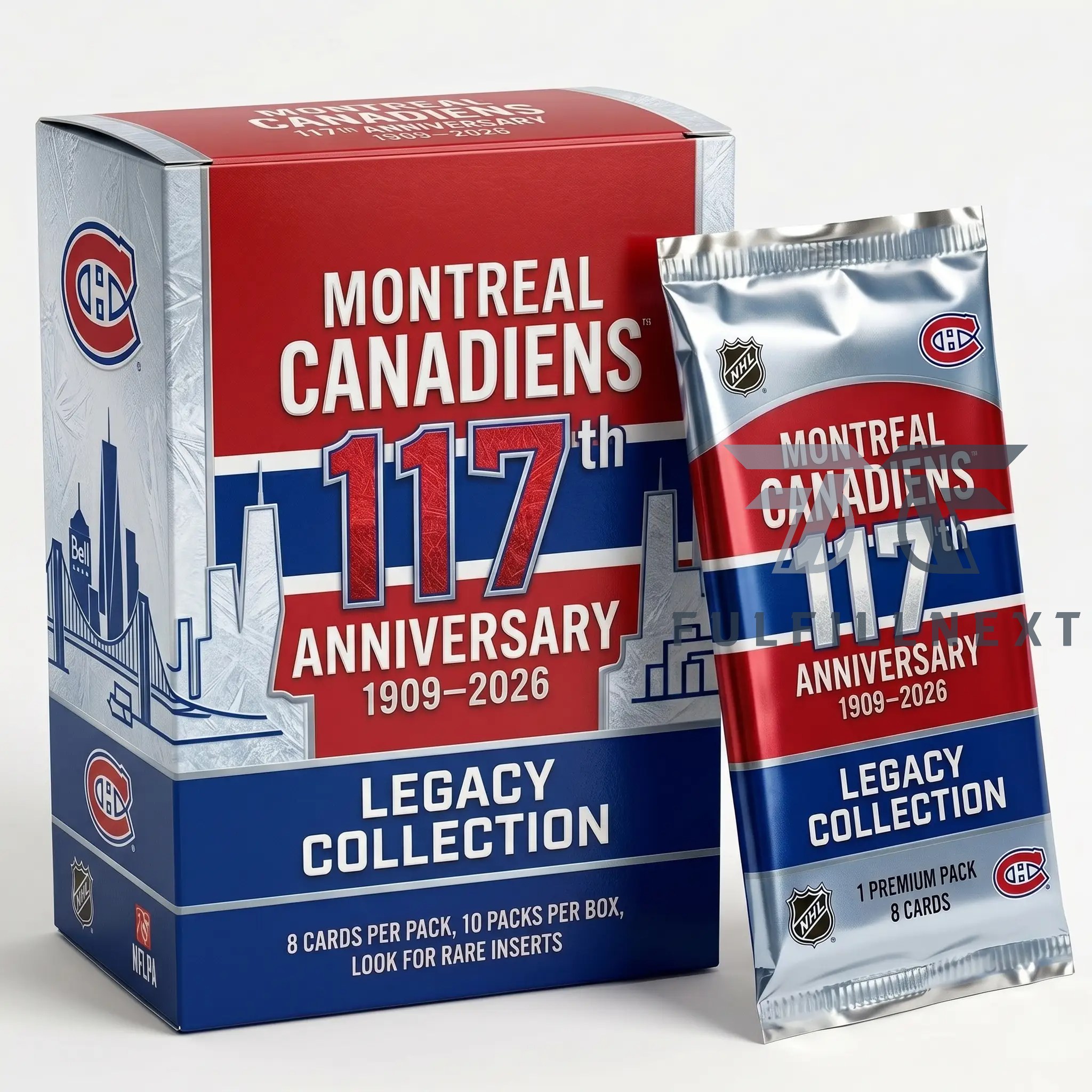Montreal Canadiens 117th Anniversary Trading Cards - Image 2