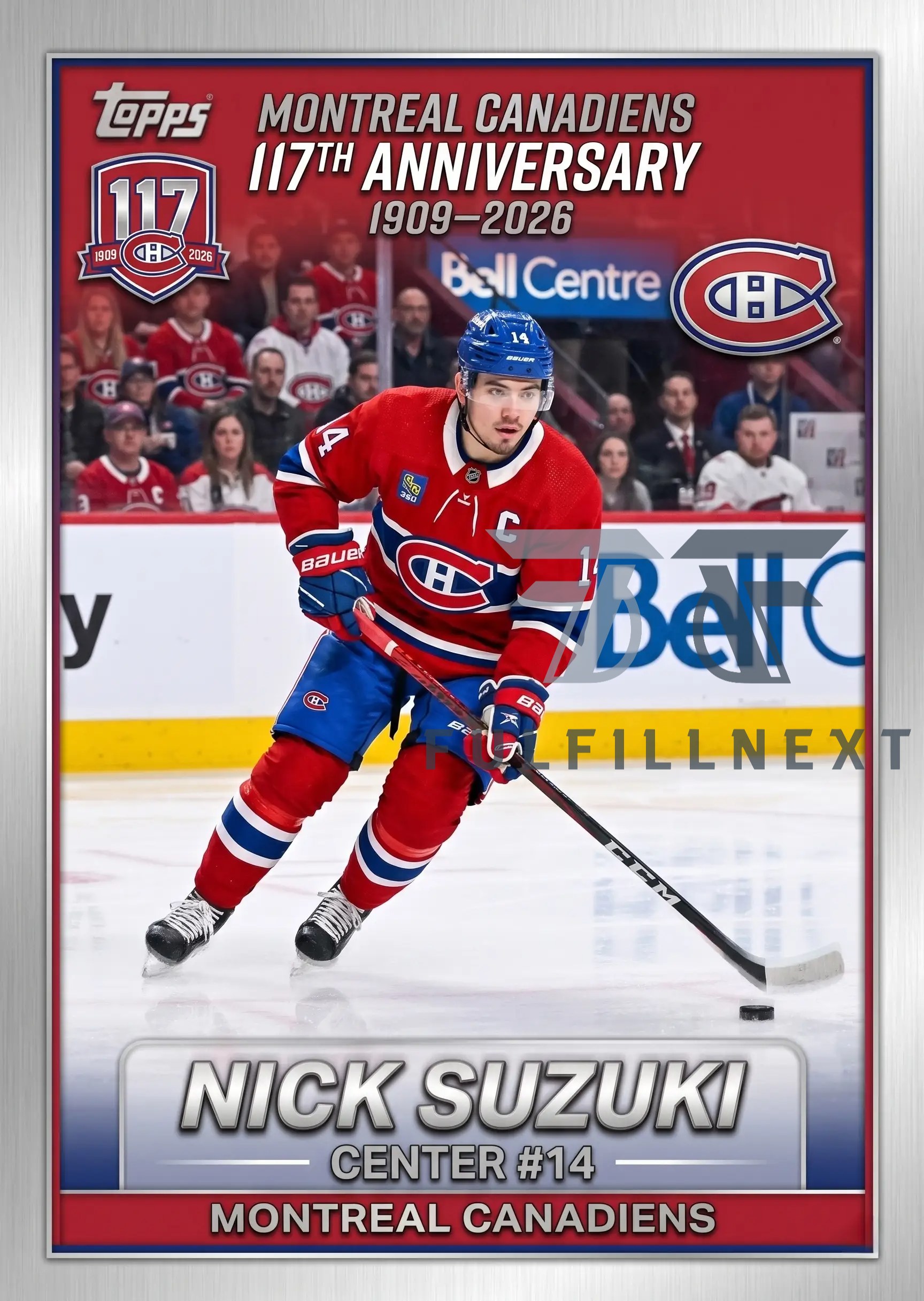 Montreal Canadiens 117th Anniversary Trading Cards - Image 4