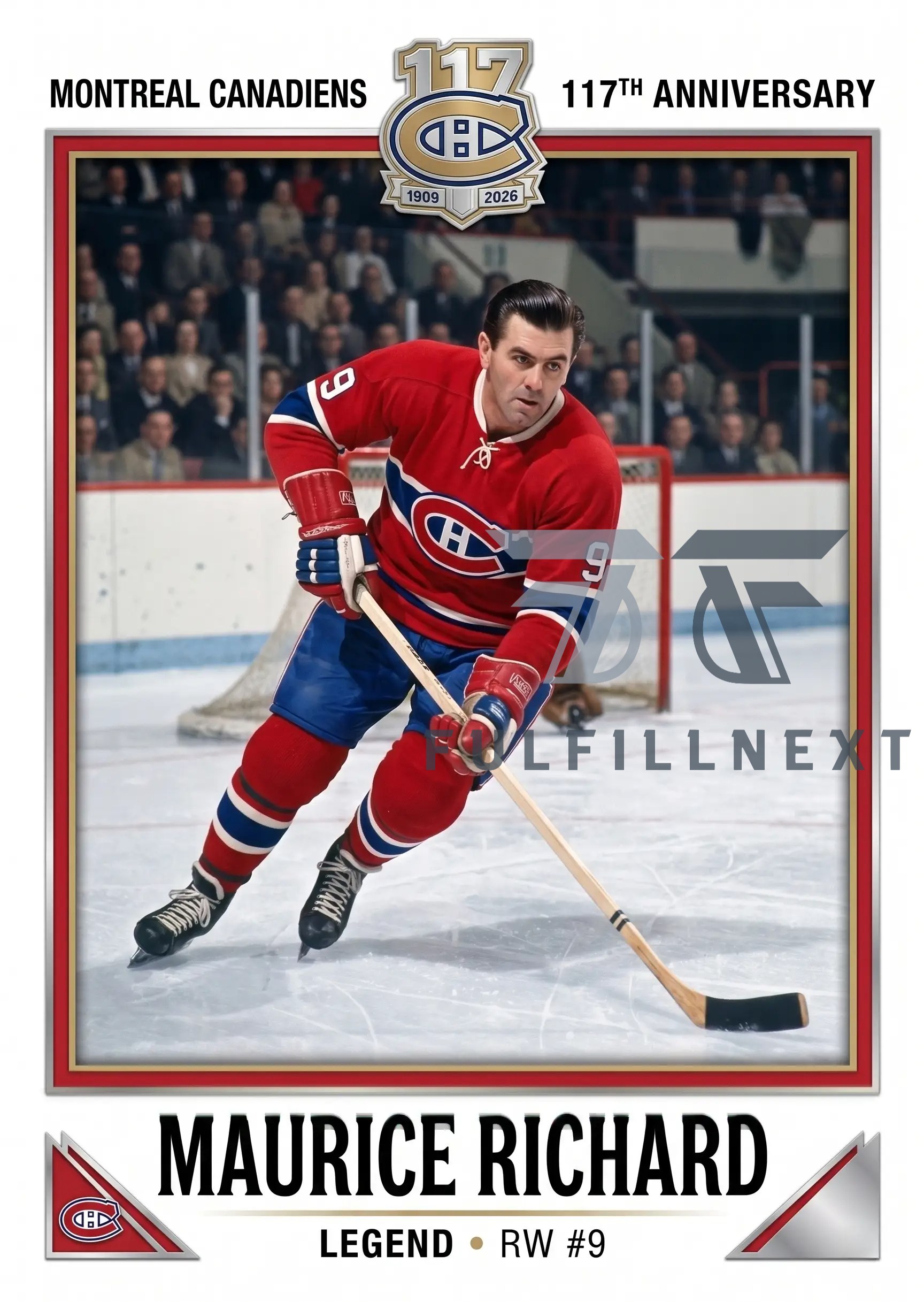 Montreal Canadiens 117th Anniversary Trading Cards - Image 5