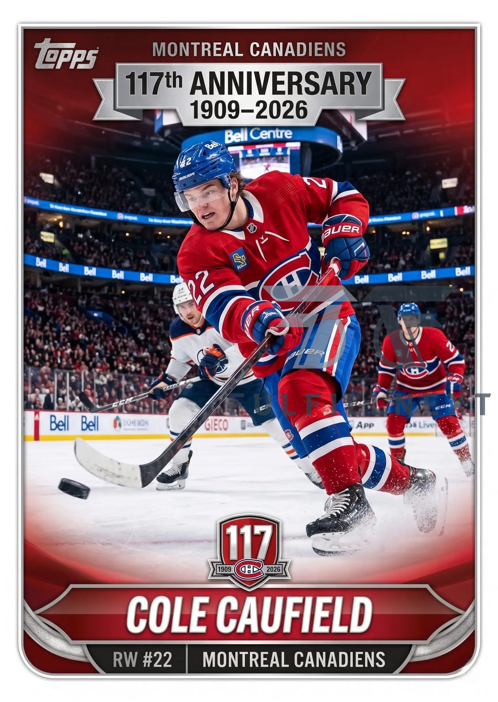 Montreal Canadiens 117th Anniversary Trading Cards - Image 6