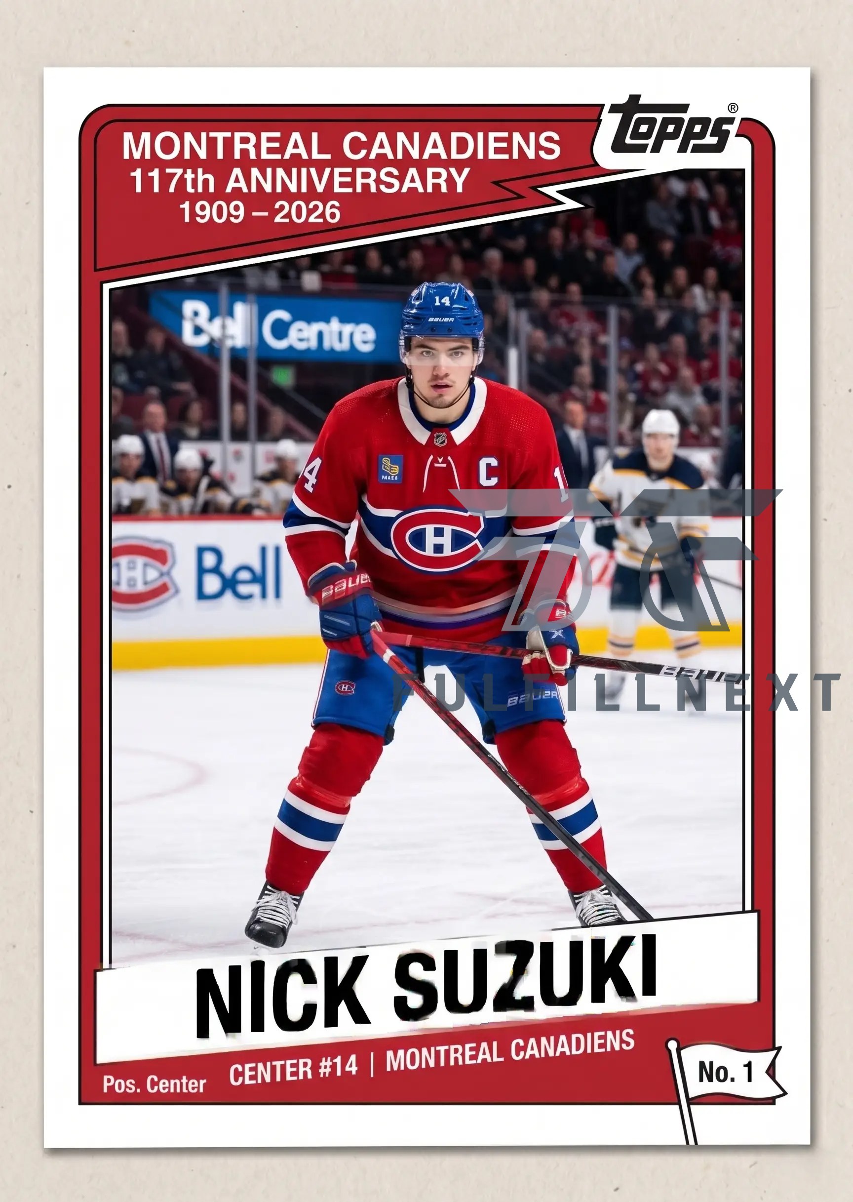 Montreal Canadiens 117th Anniversary Trading Cards - Image 8