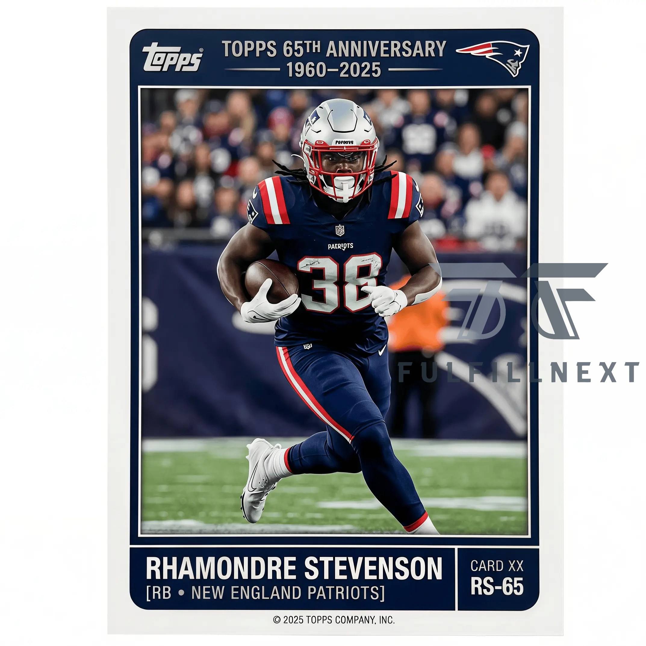 New England Patriots 65th Anniversary Trading Cards - Image 5