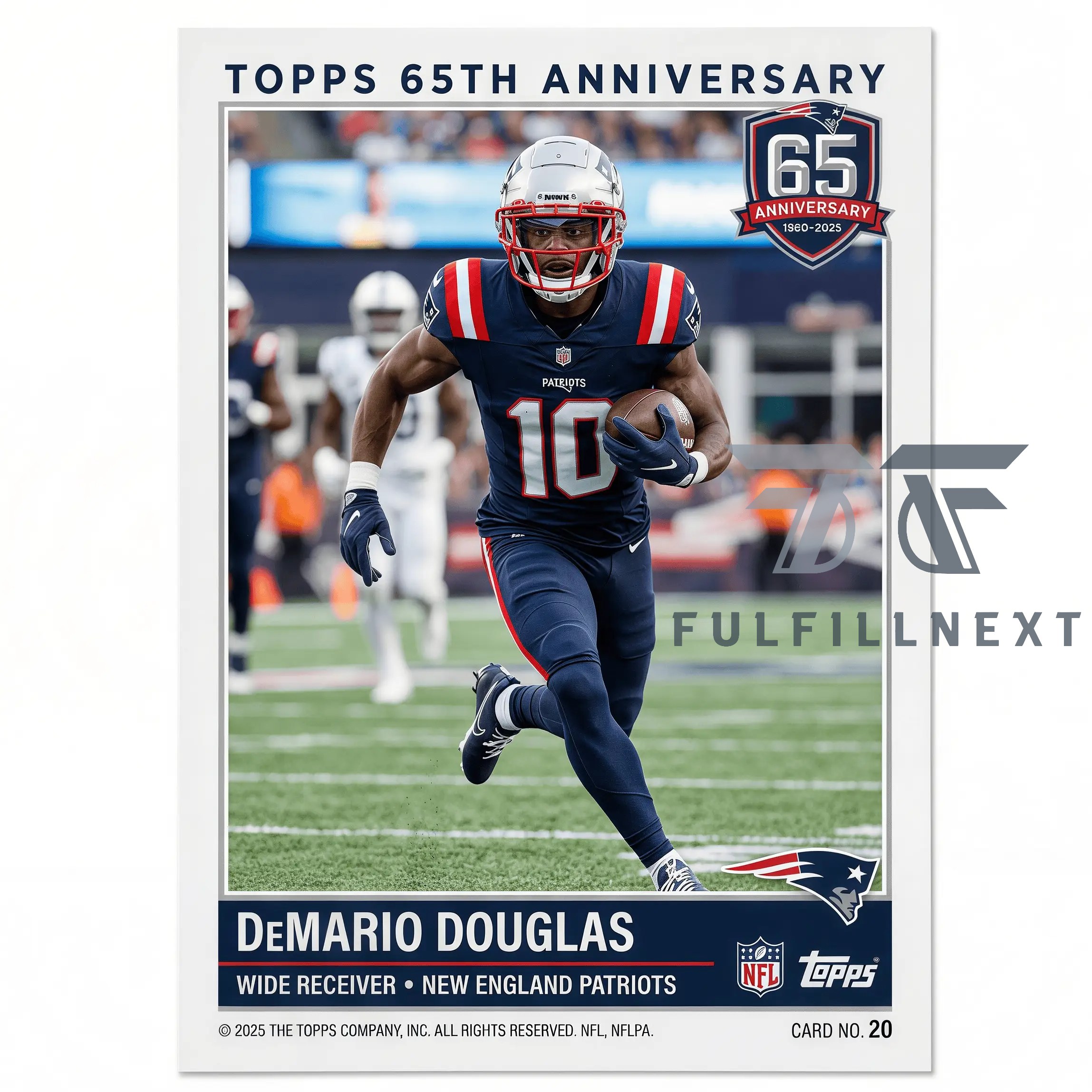 New England Patriots 65th Anniversary Trading Cards - Image 7
