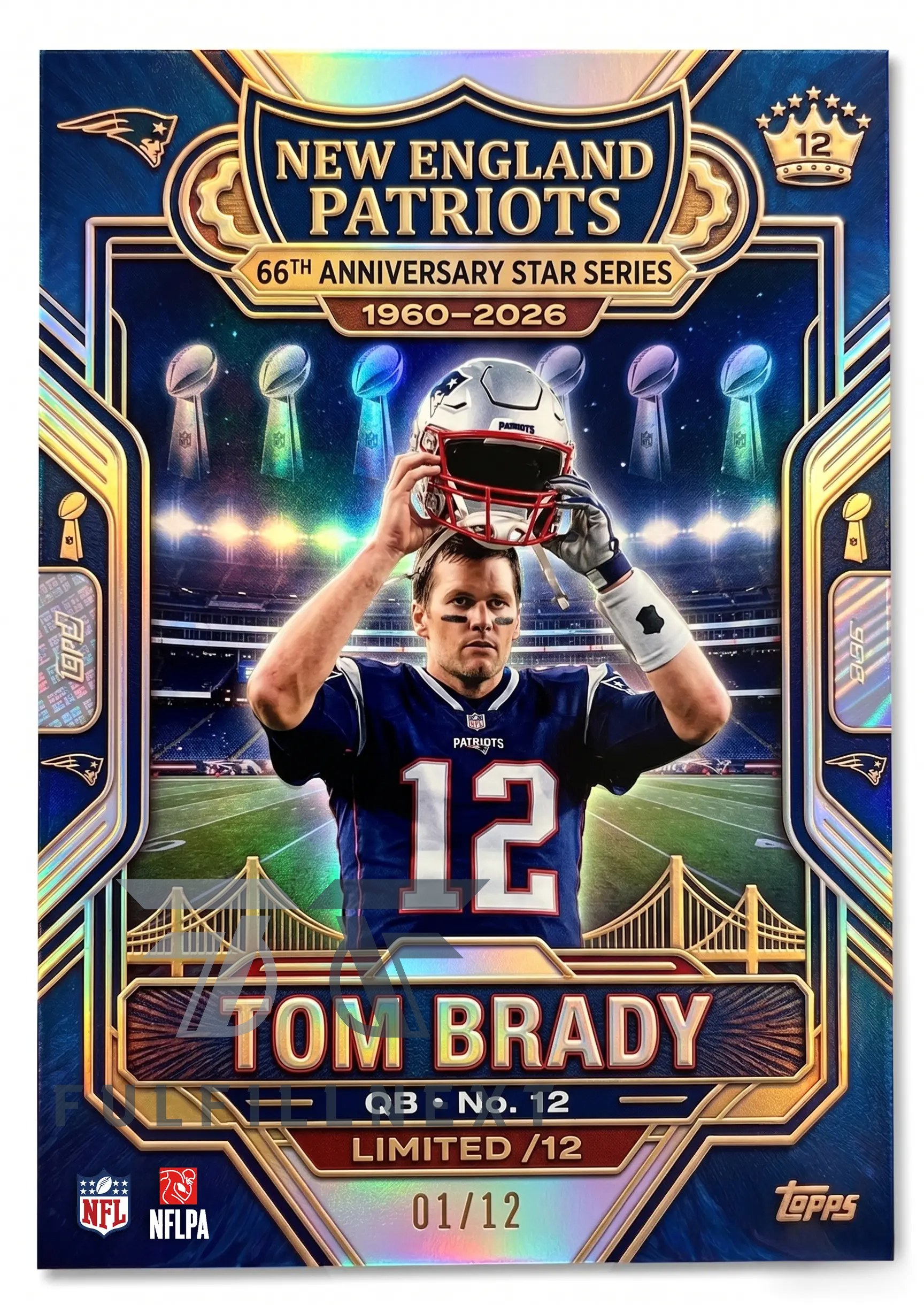 New England Patriots 66th Anniversary Trading Cards - Image 4
