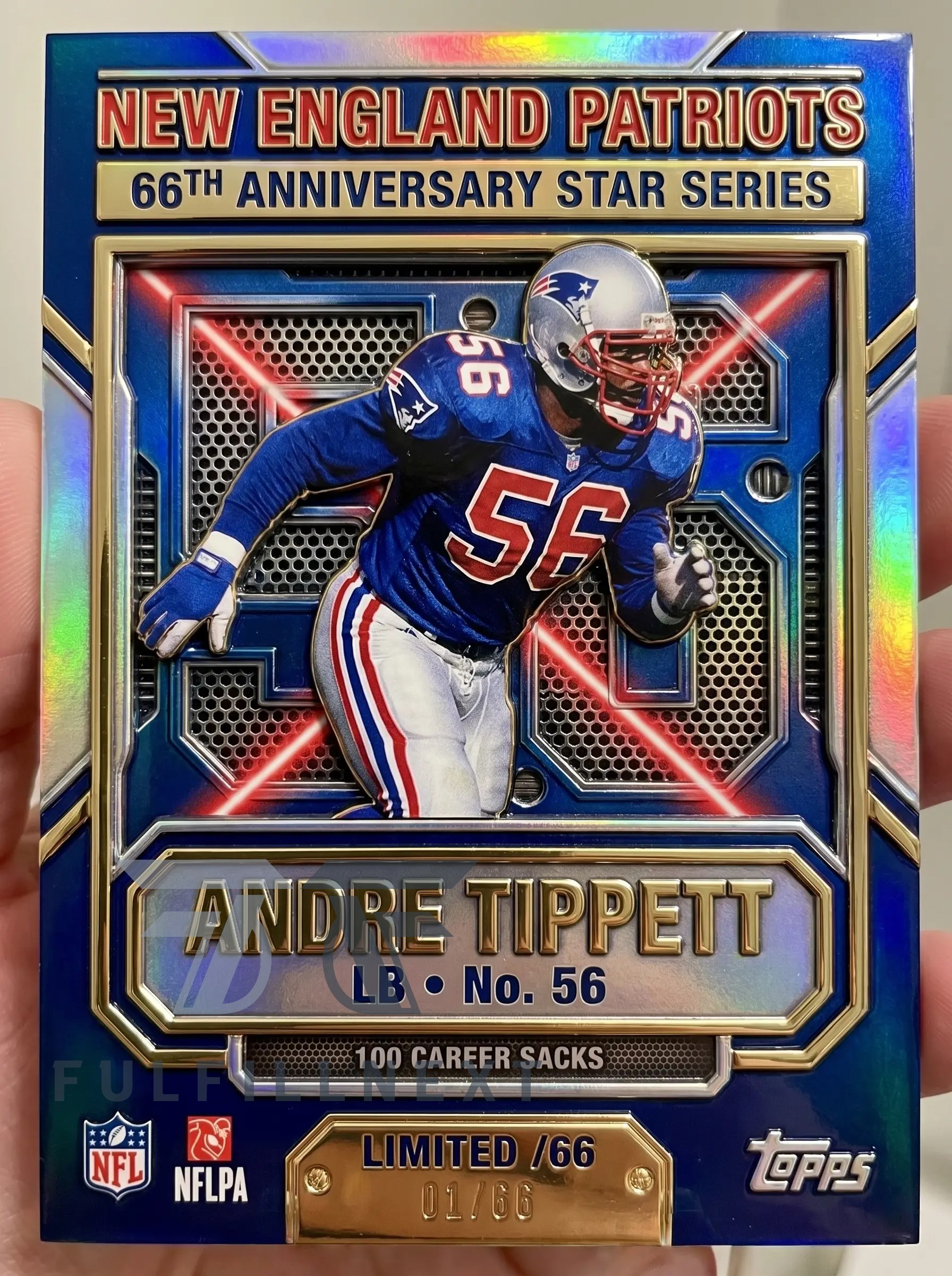 New England Patriots 66th Anniversary Trading Cards - Image 8
