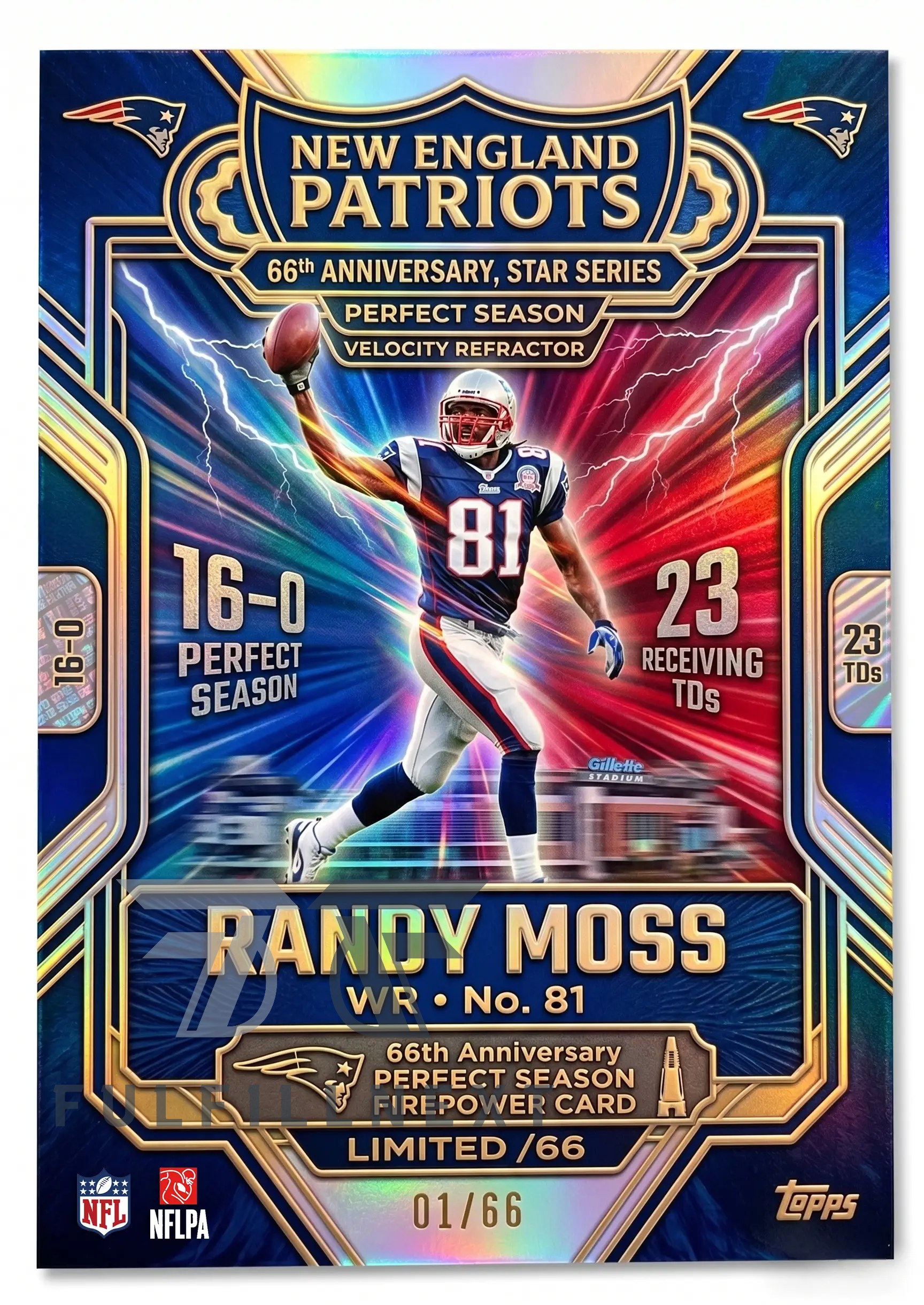 New England Patriots 66th Anniversary Trading Cards - Image 9