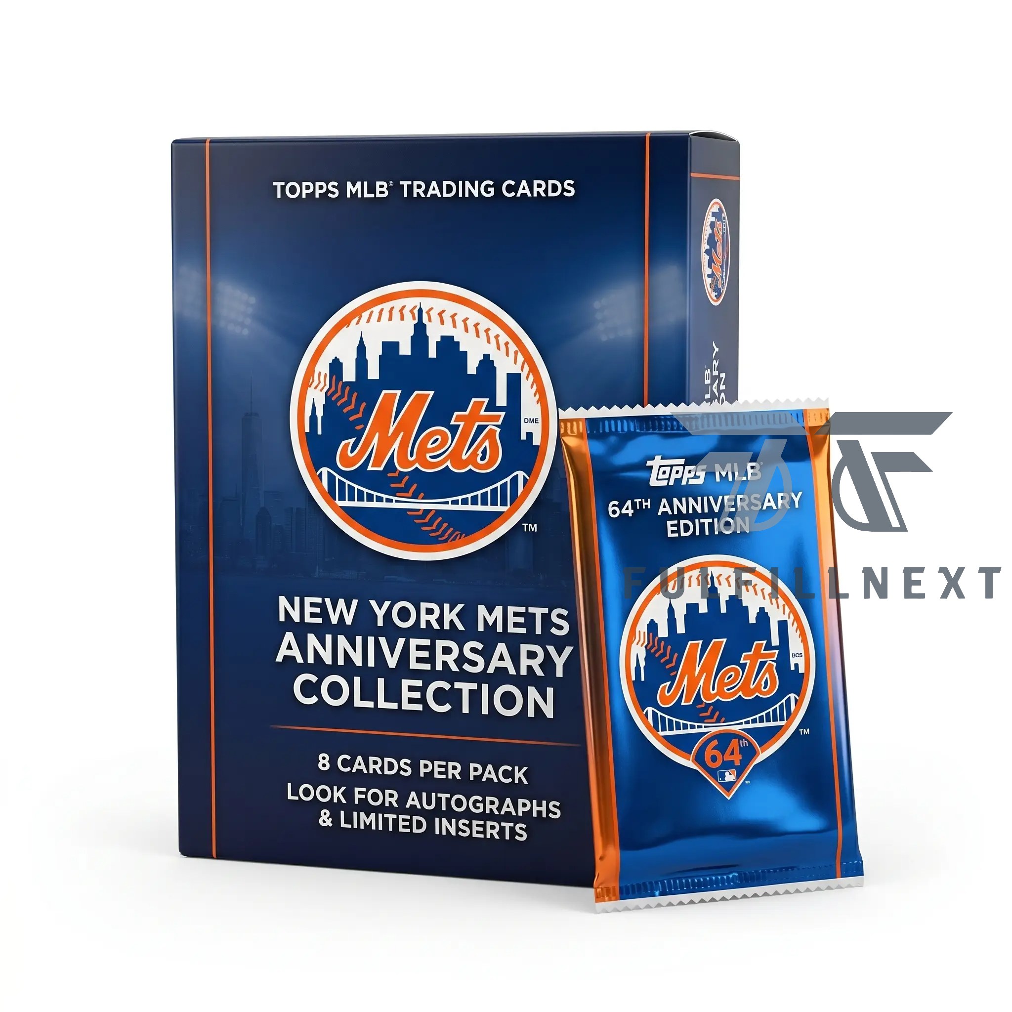 New York Mets 64th Anniversary Trading Cards