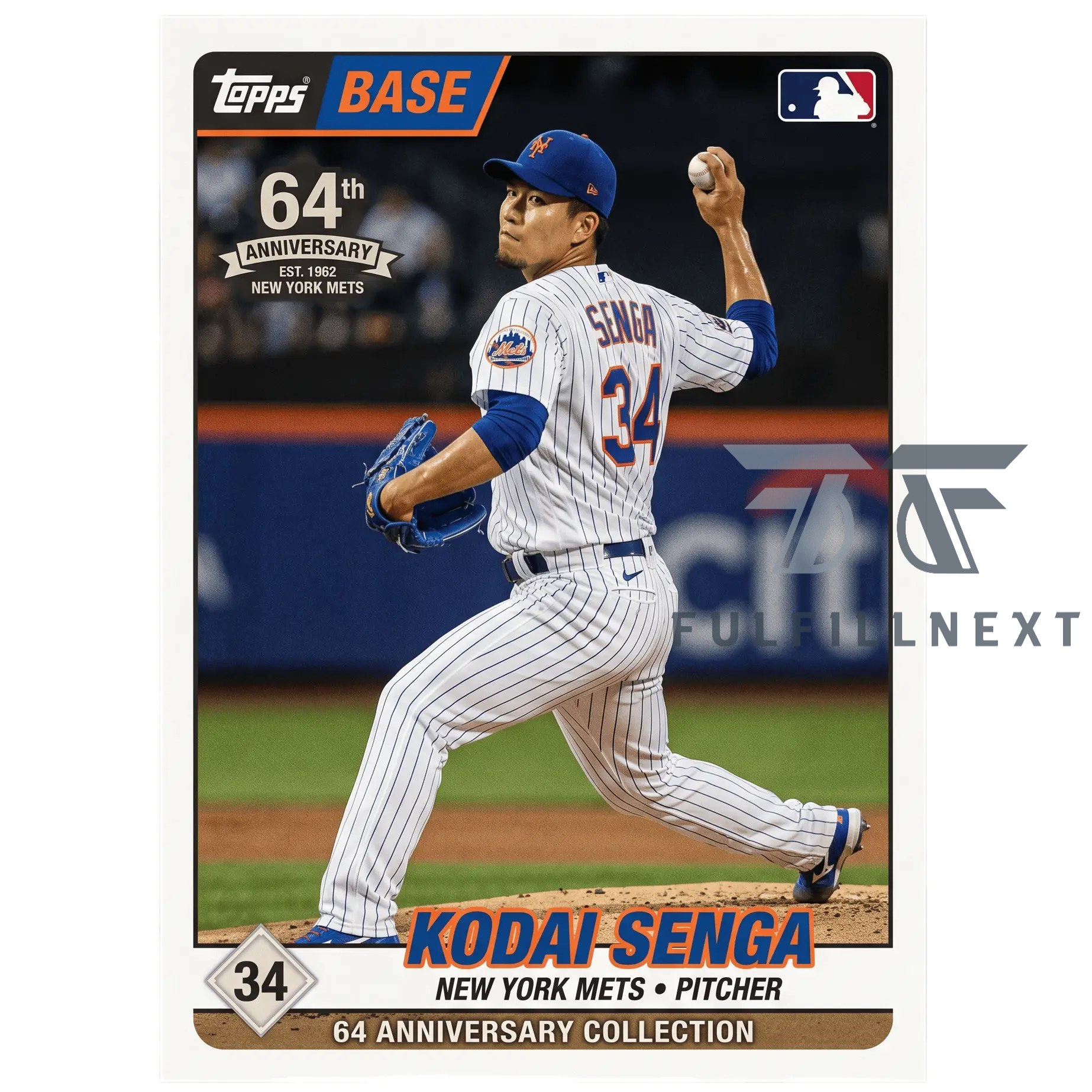 New York Mets 64th Anniversary Trading Cards - Image 6