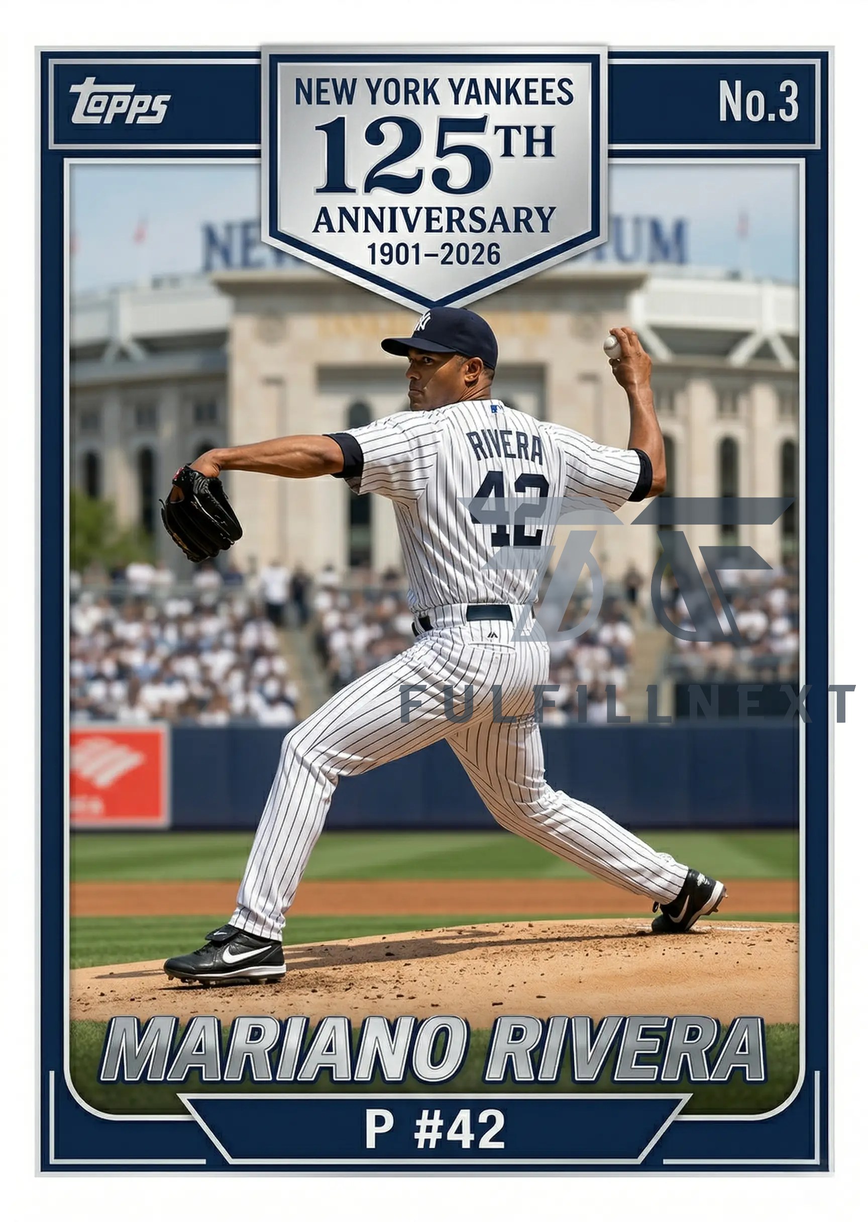 New York Yankees 125th Anniversary Trading Cards - Image 6
