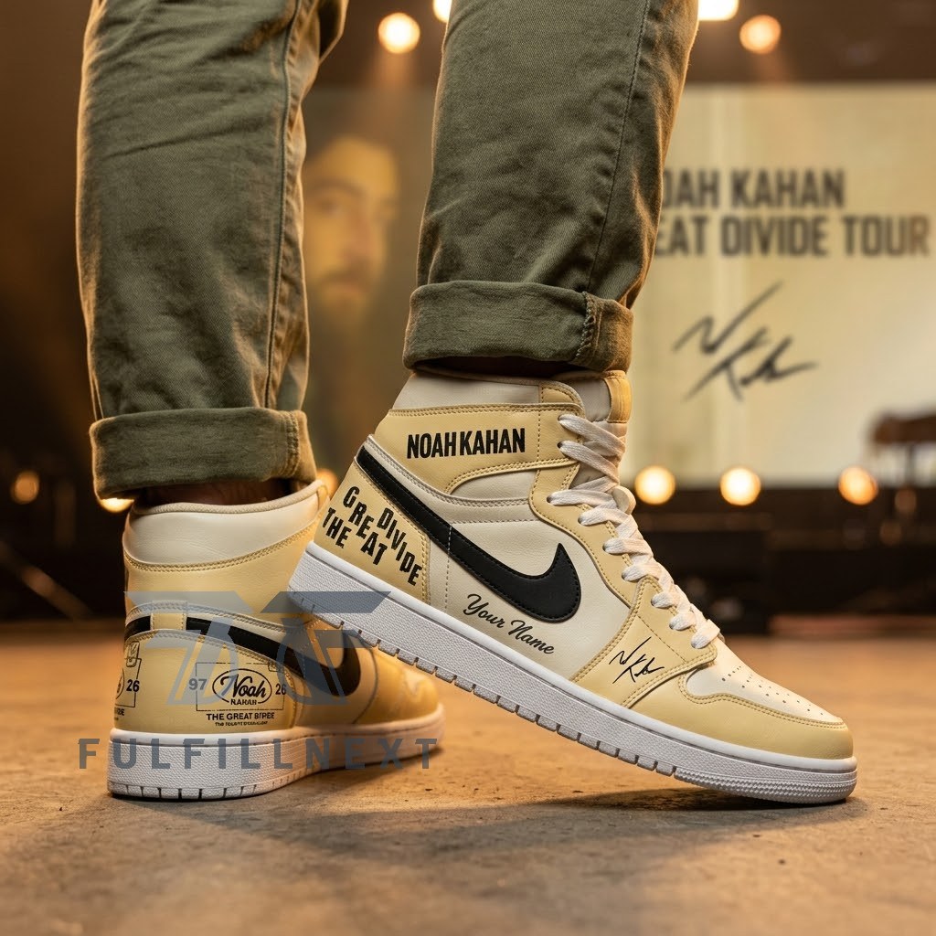 Noah Kahan The Great Divide Tour AJ1 Shoes - Image 3