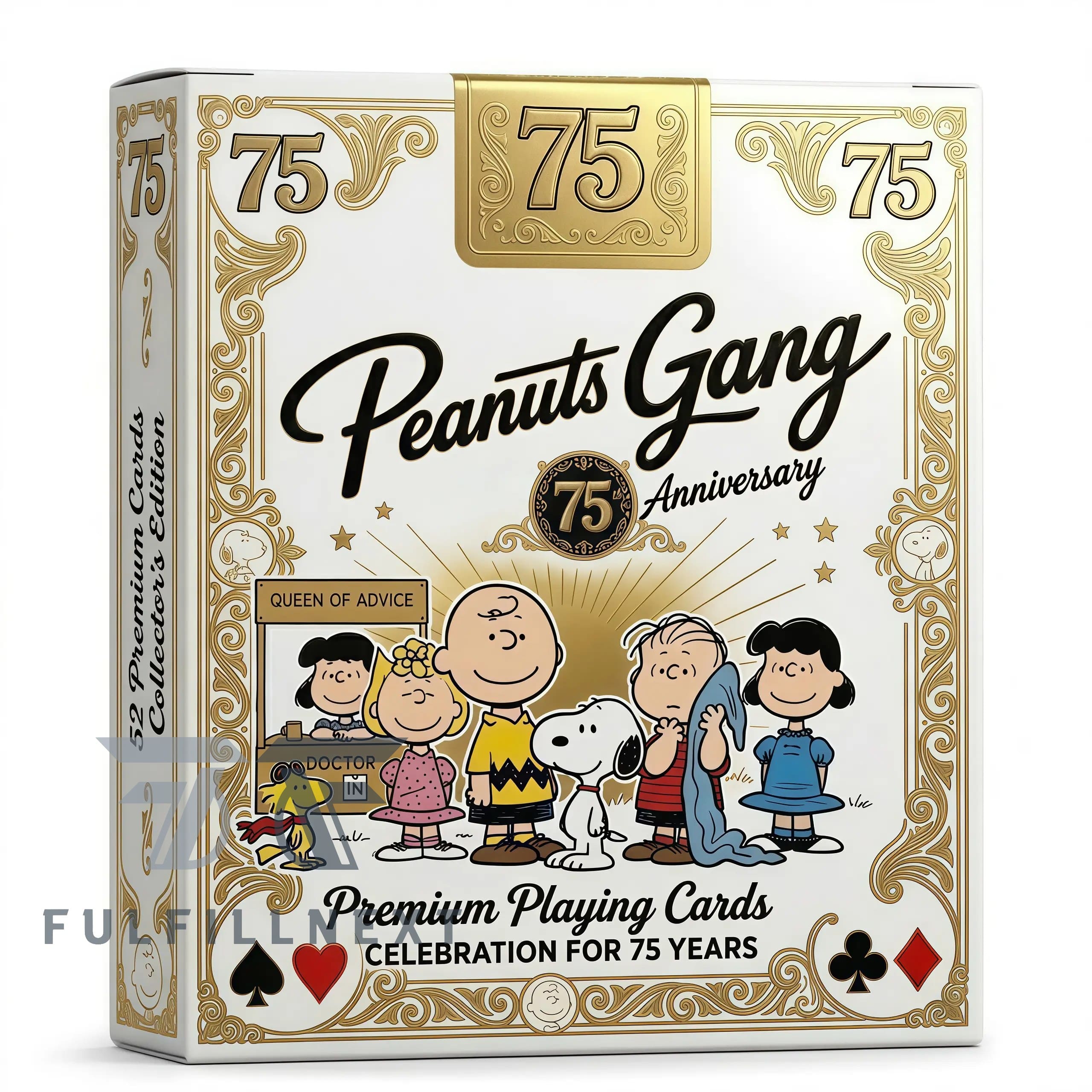 Peanuts Gang 75th Anniversary Playing Cards