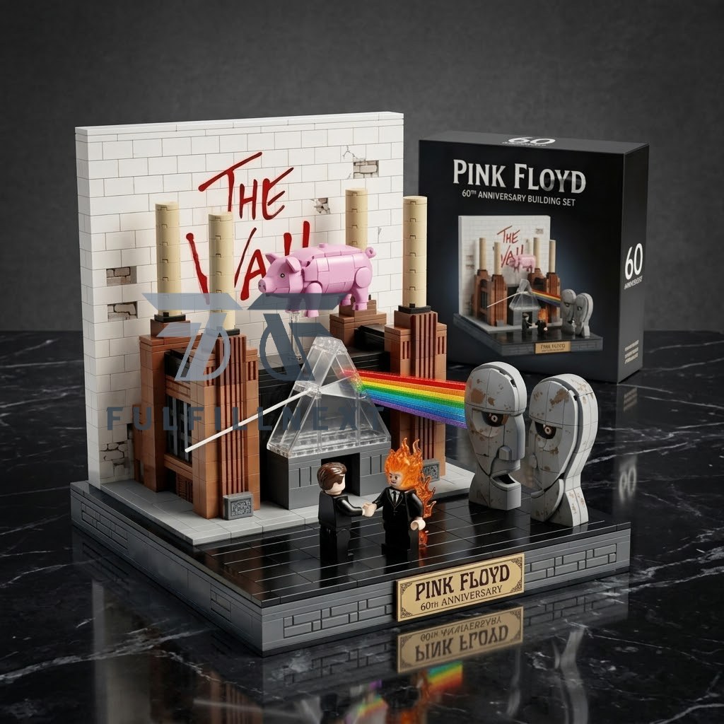 Pink Floyd 60th Anniversary Building Blocks Set