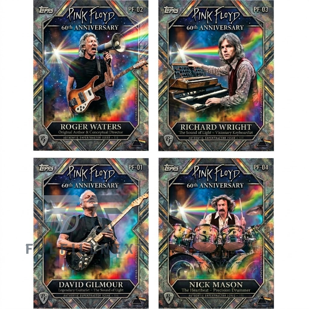 Pink Floyd 60th Anniversary Trading Cards - Image 4