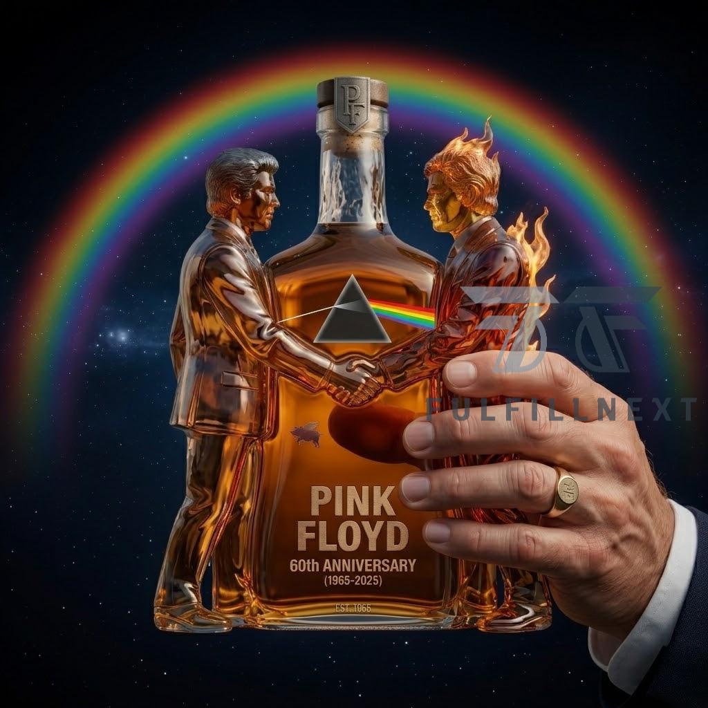 Pink Floyd 60th Anniversary Whiskey Bottle - Image 2