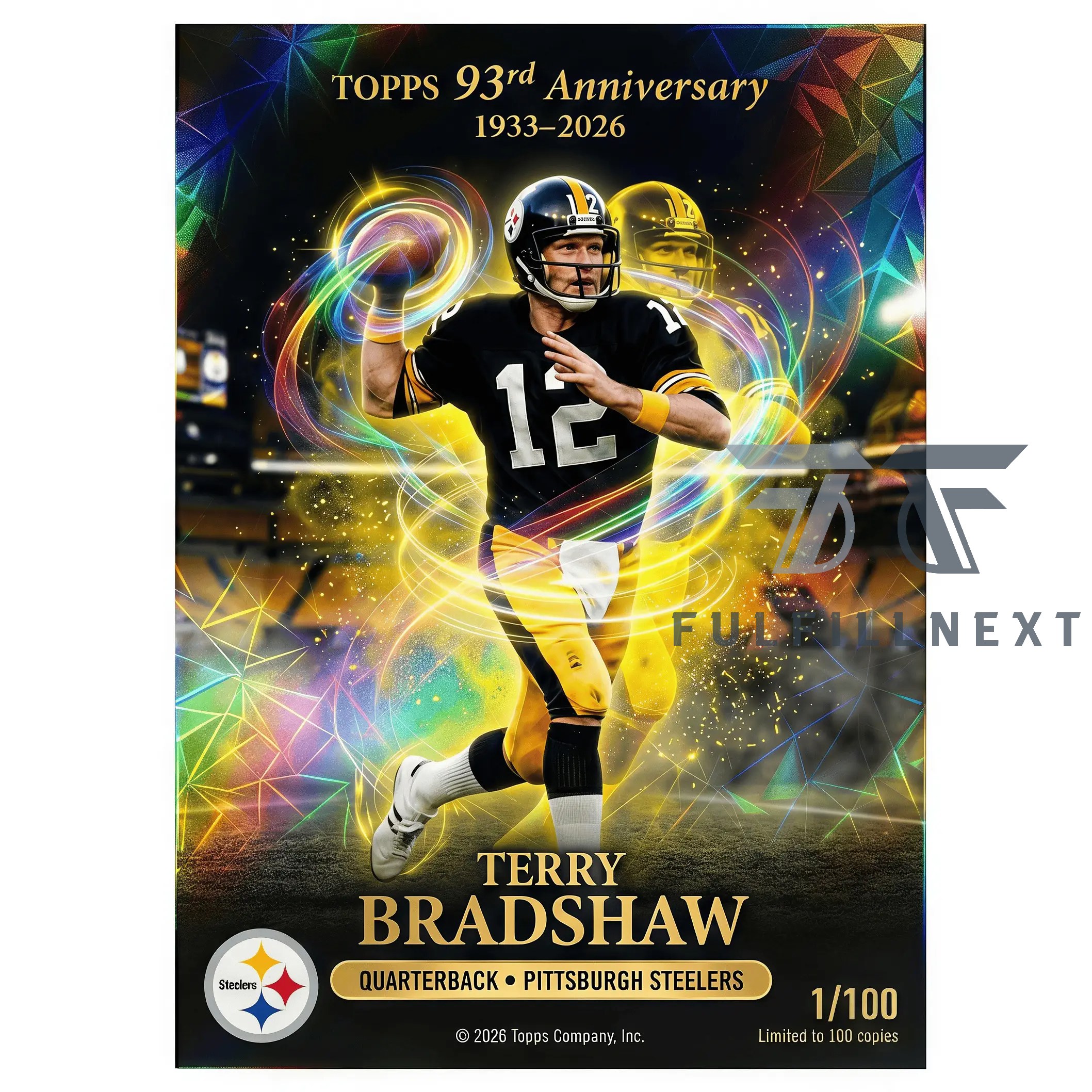 Pittsburgh Steelers 93rd Anniversary Trading Cards - Image 2
