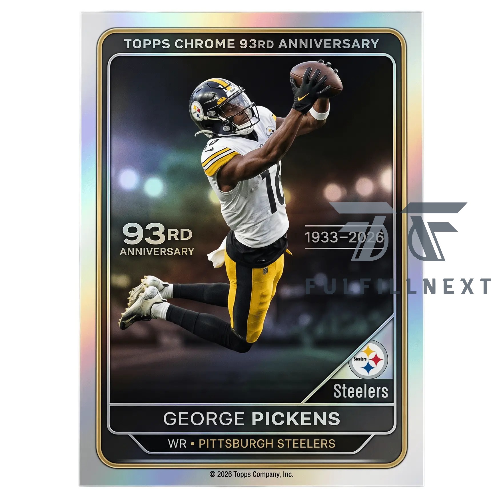 Pittsburgh Steelers 93rd Anniversary Trading Cards - Image 4