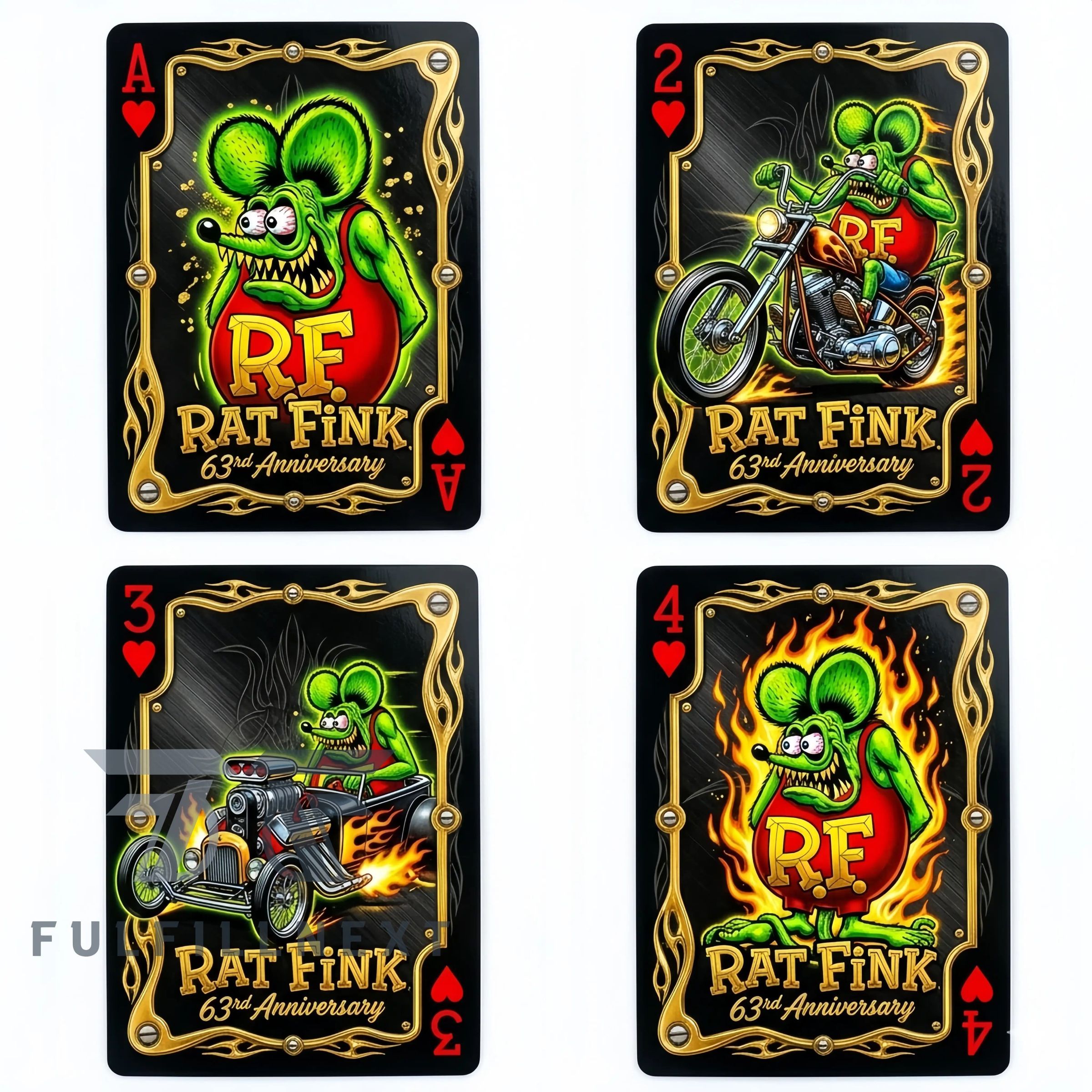 Rat Fink 63rd Anniversary Playing Cards - Image 3