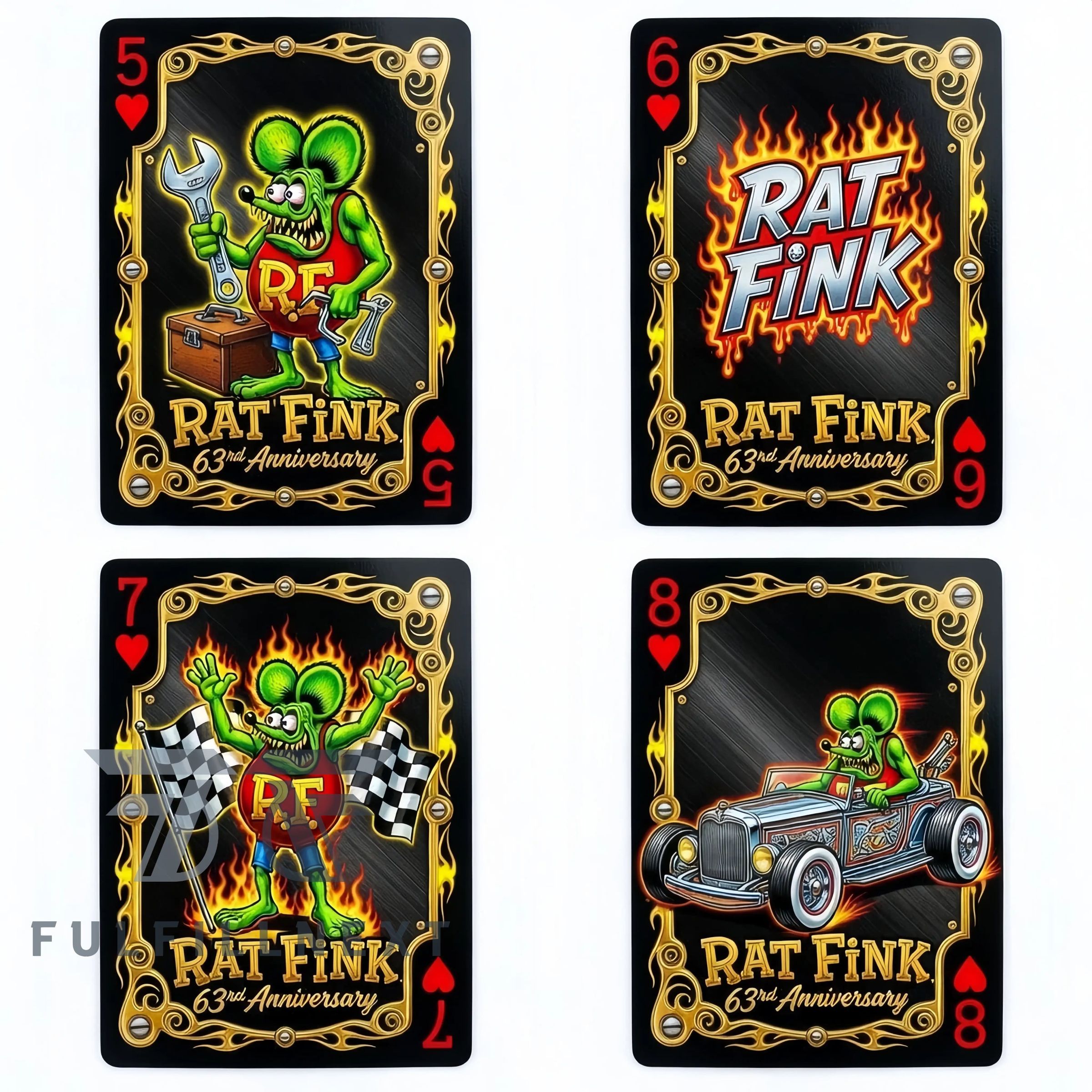 Rat Fink 63rd Anniversary Playing Cards - Image 5