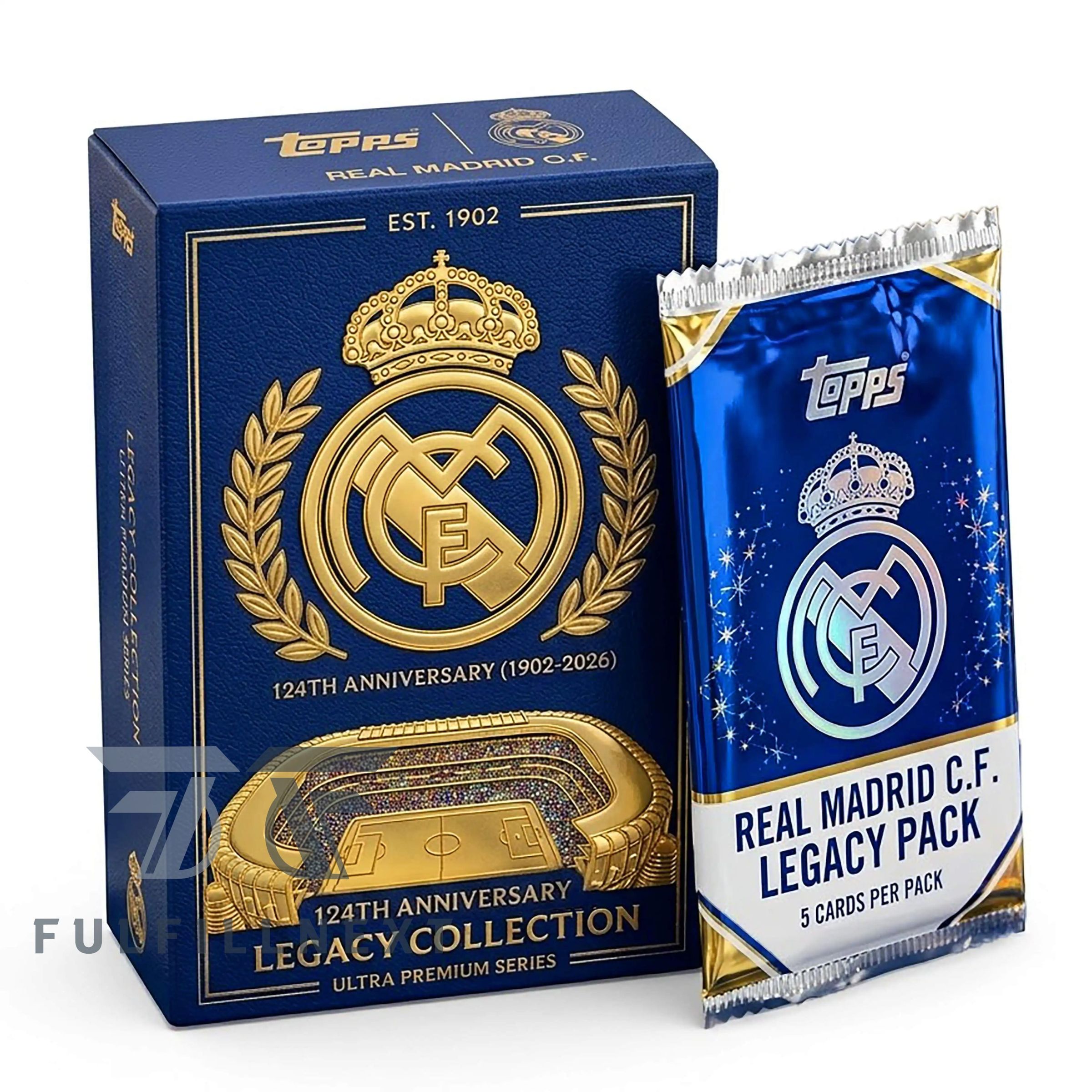 Real Madrid C.F. 124th Anniversary Trading Cards