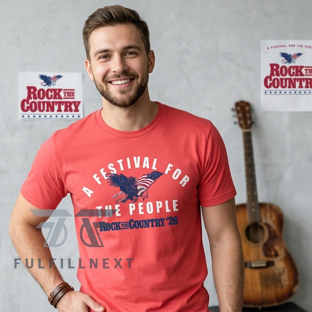 Rock the Country 2026 Celebrating 250 Years of Freedom Festival T-Shirt - Image 2