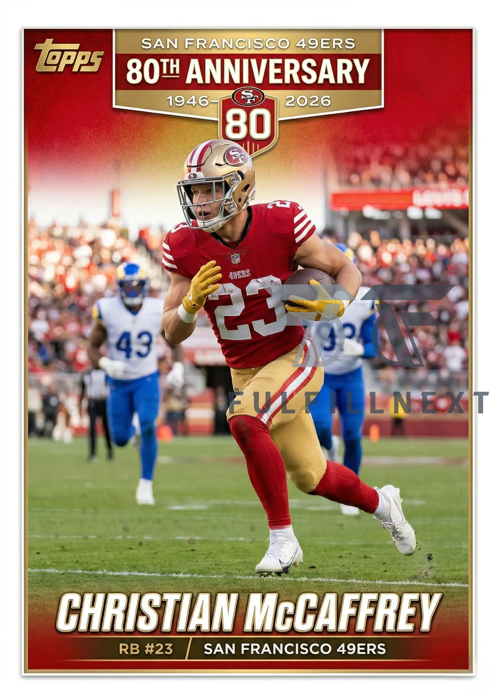 San Francisco 49ers 80th Anniversary Trading Cards Box - Image 6