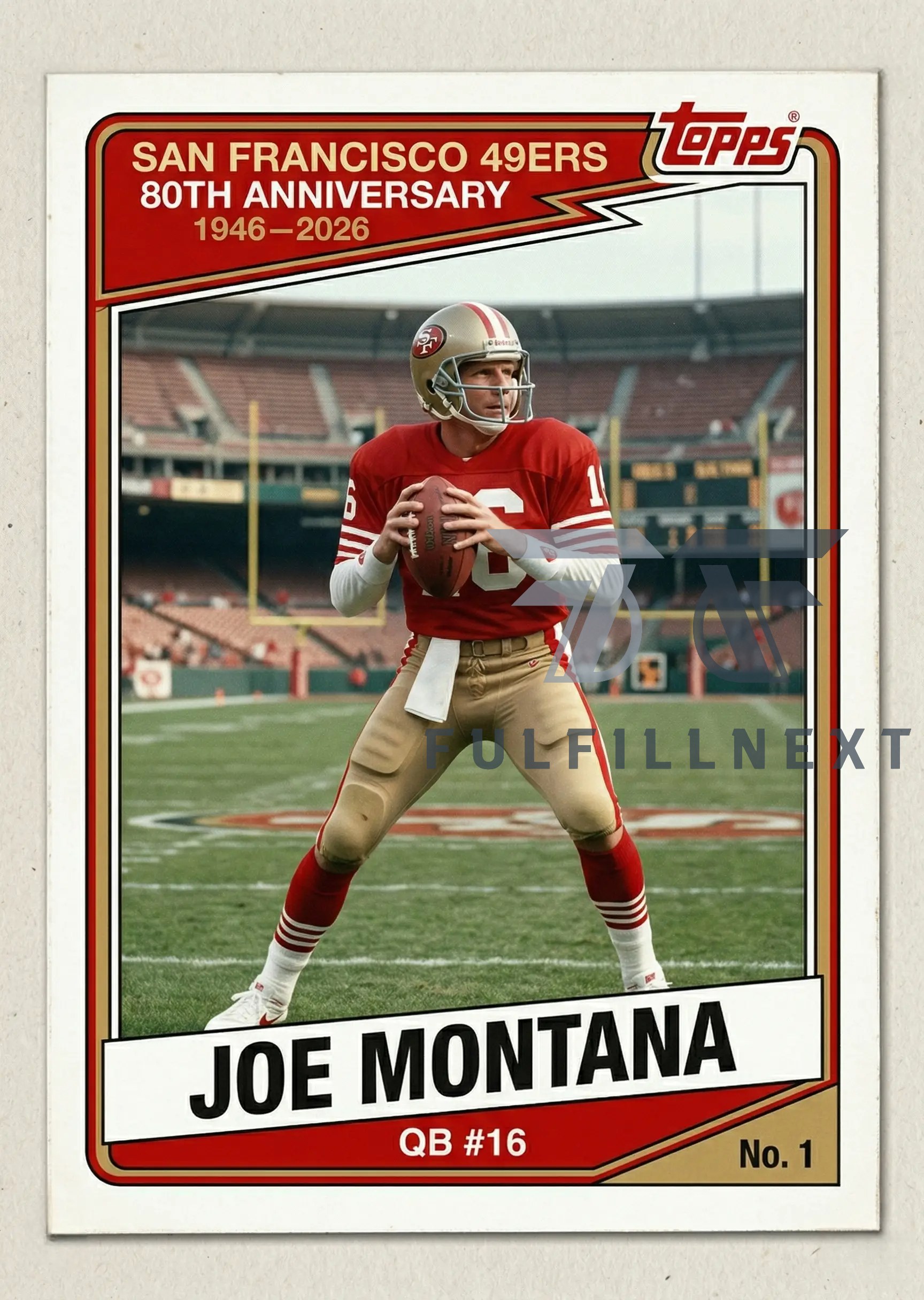 San Francisco 49ers 80th Anniversary Trading Cards Box - Image 7