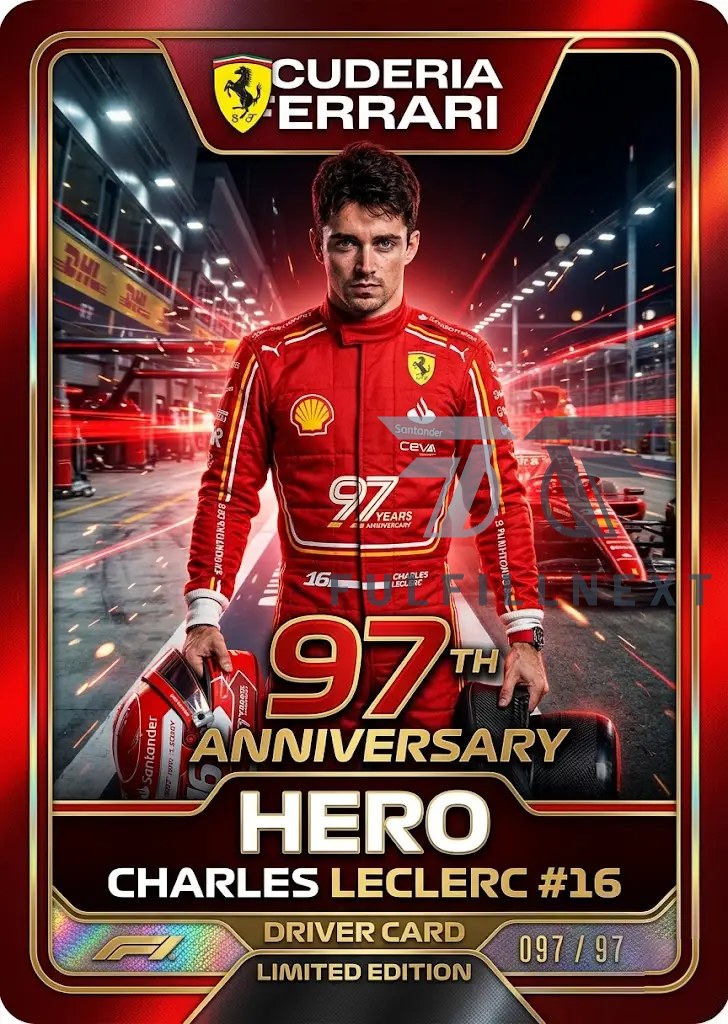 Scuderia Ferrari 97th Anniversary Card Packs - Image 7