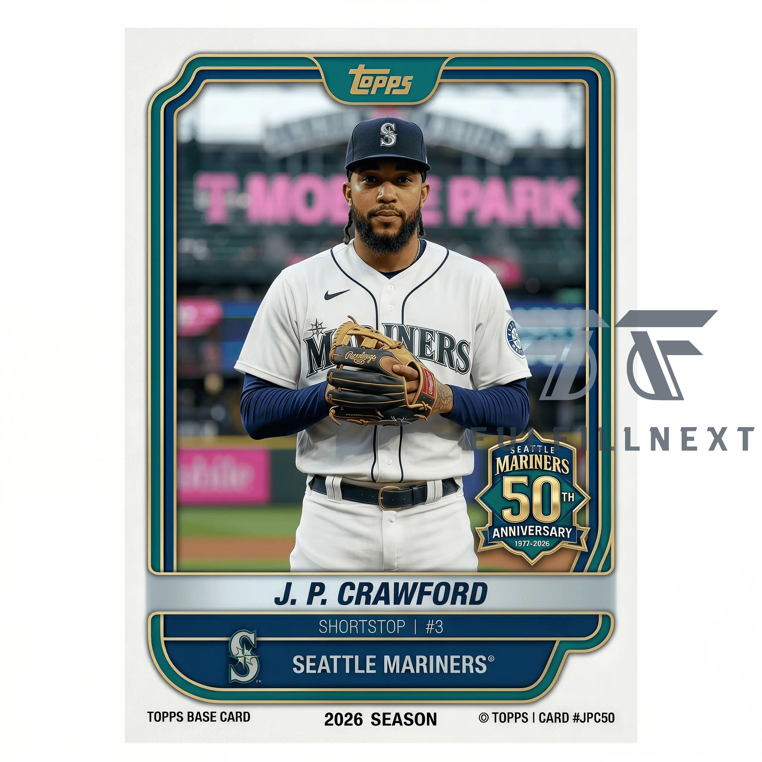 Seattle Mariners 50th Anniversary Trading Cards - Image 7