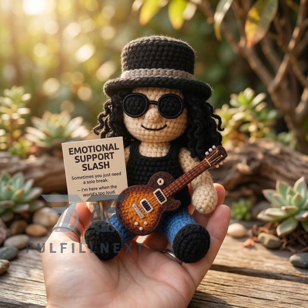 Slash Emotional Support Handmade Crochet Doll - Image 2