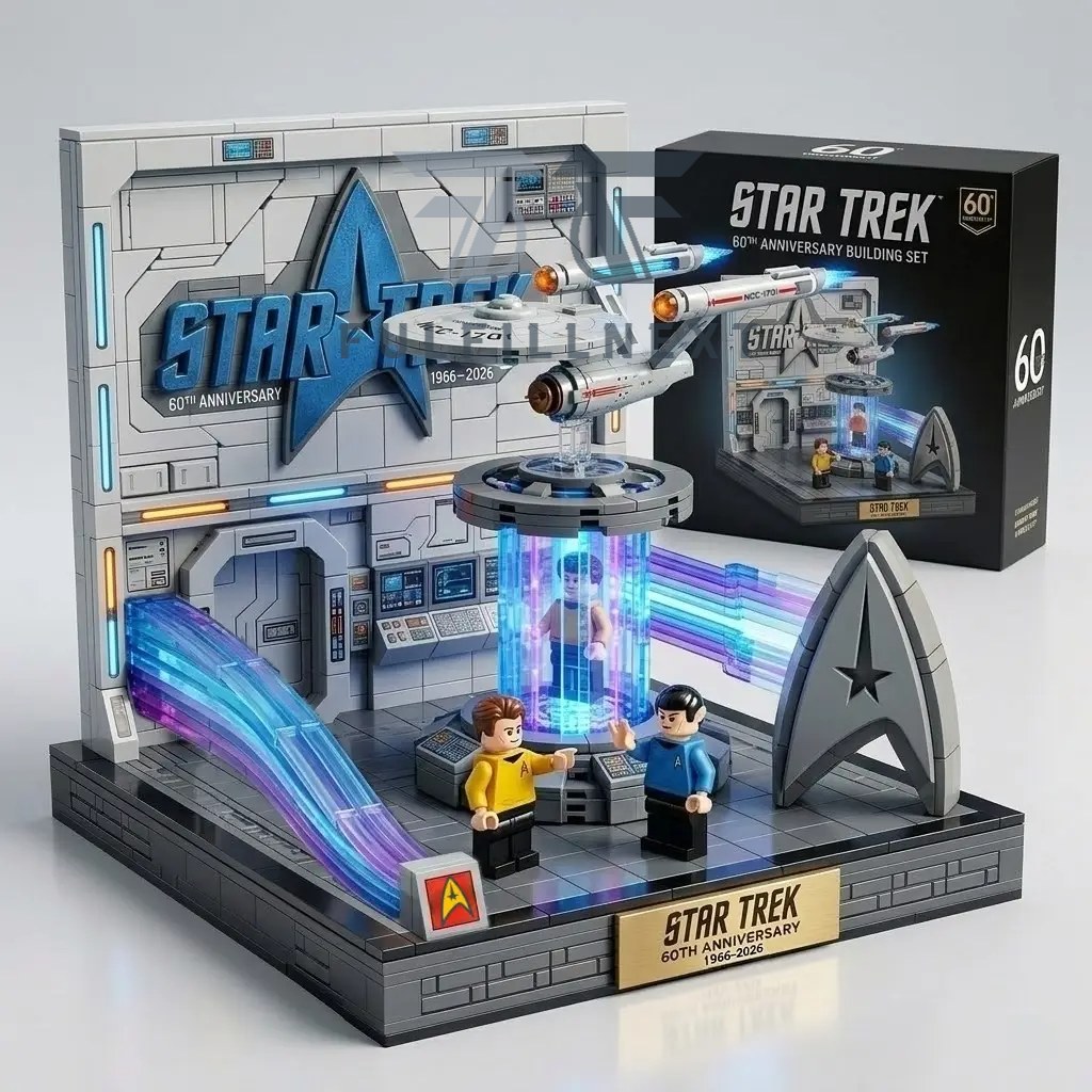 Star Trek 60th Anniversary Building Bricks Set
