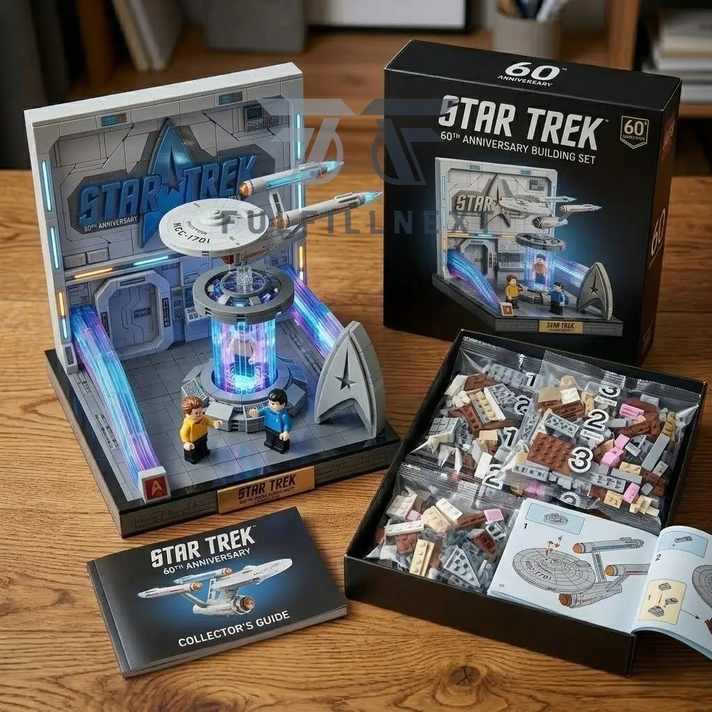 Star Trek 60th Anniversary Building Bricks Set - Image 2