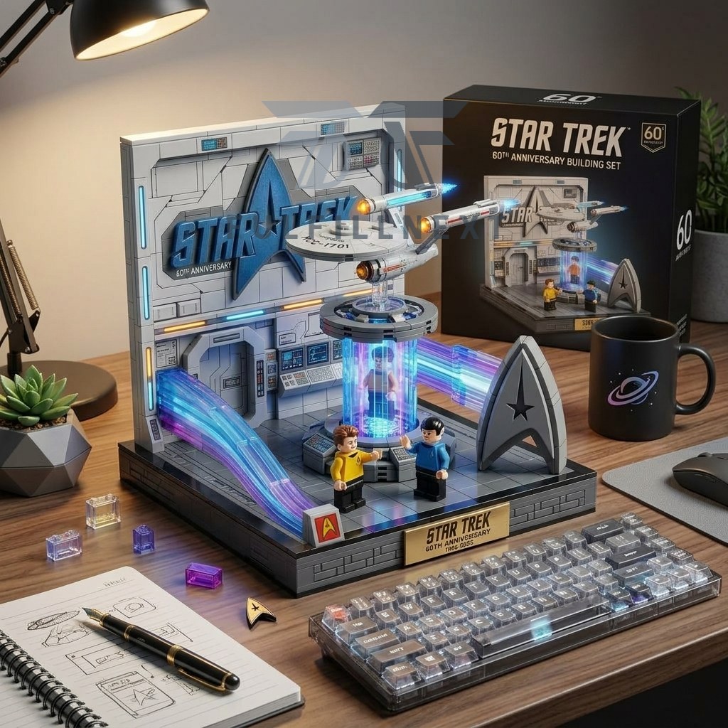 Star Trek 60th Anniversary Building Bricks Set - Image 3