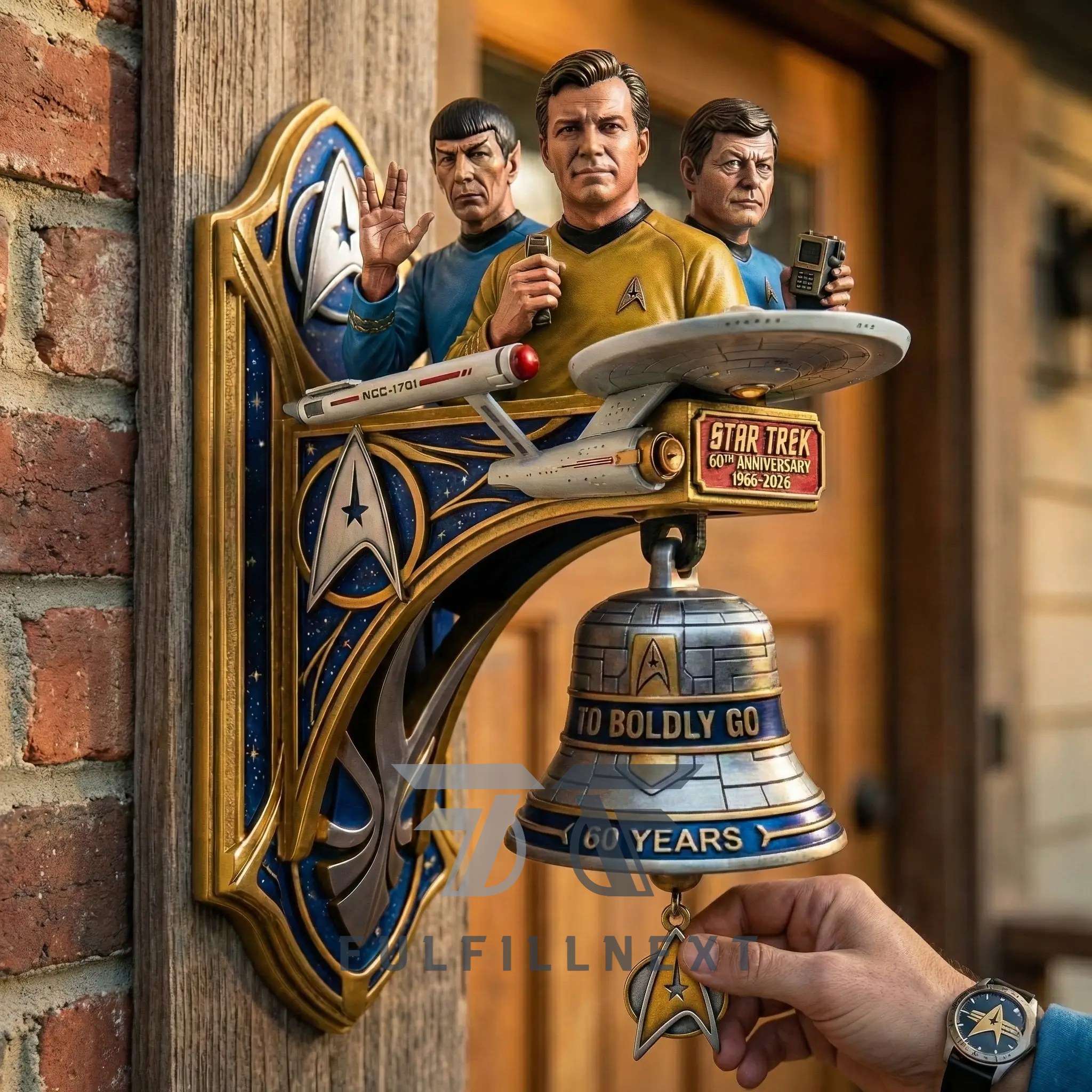 Star Trek 60th Anniversary Wall Bell - Image 2