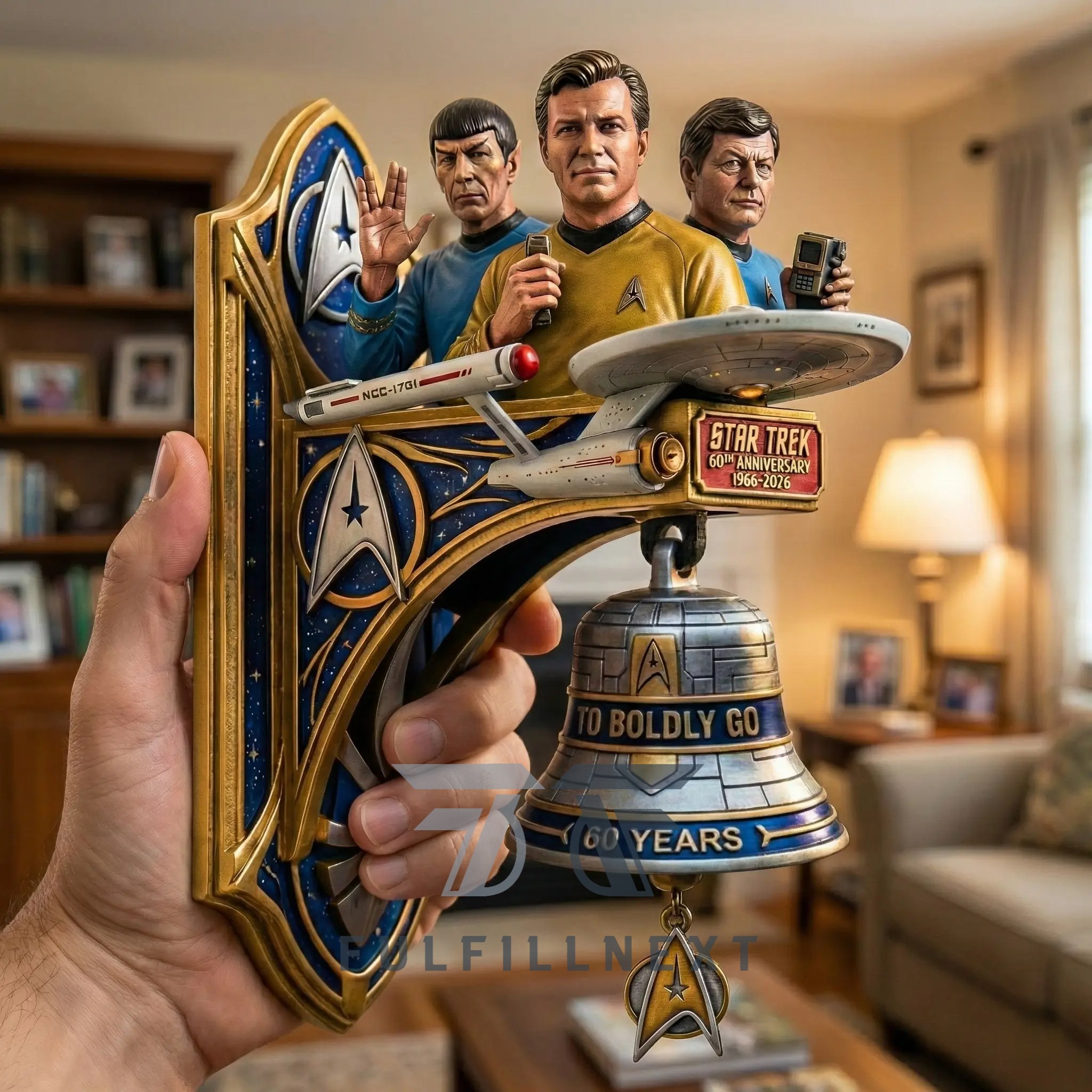 Star Trek 60th Anniversary Wall Bell - Image 3