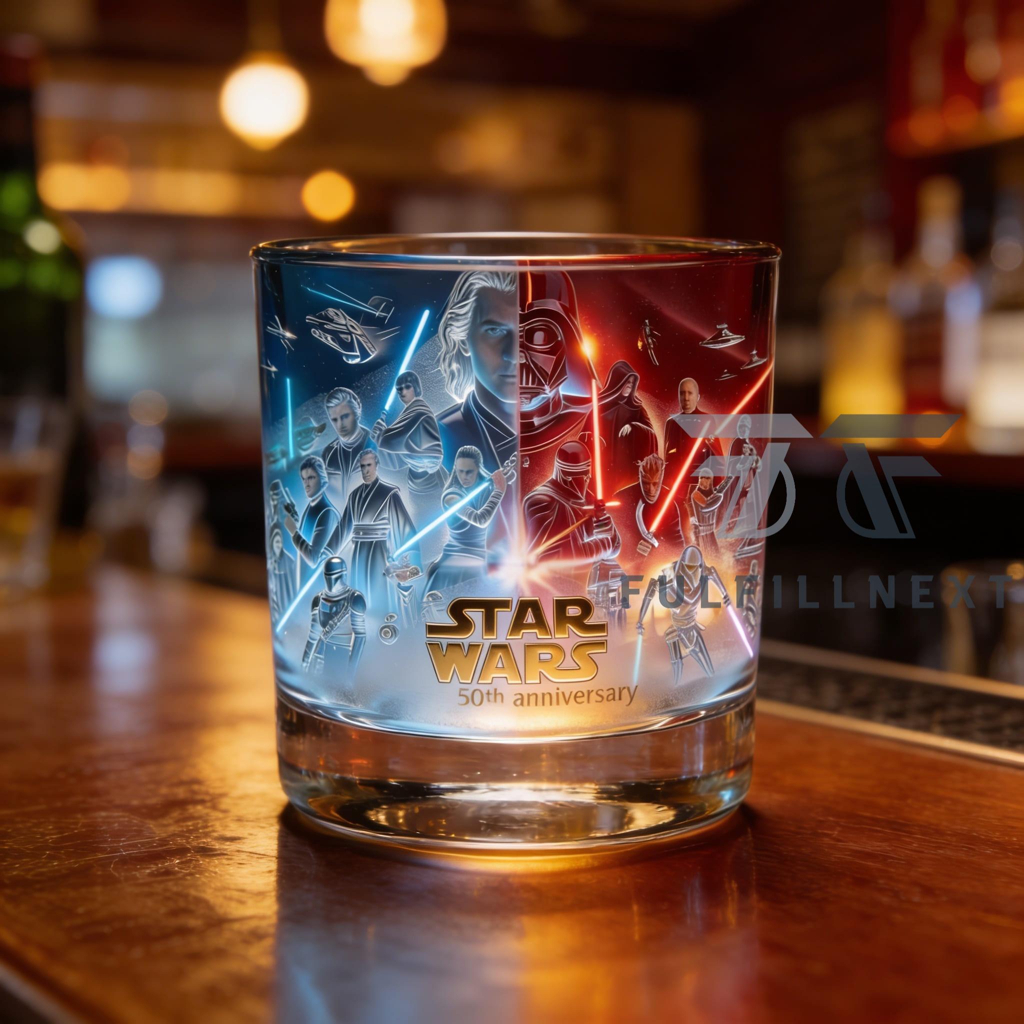 Star Wars 50th Anniversary Whiskey Glass - Image 3