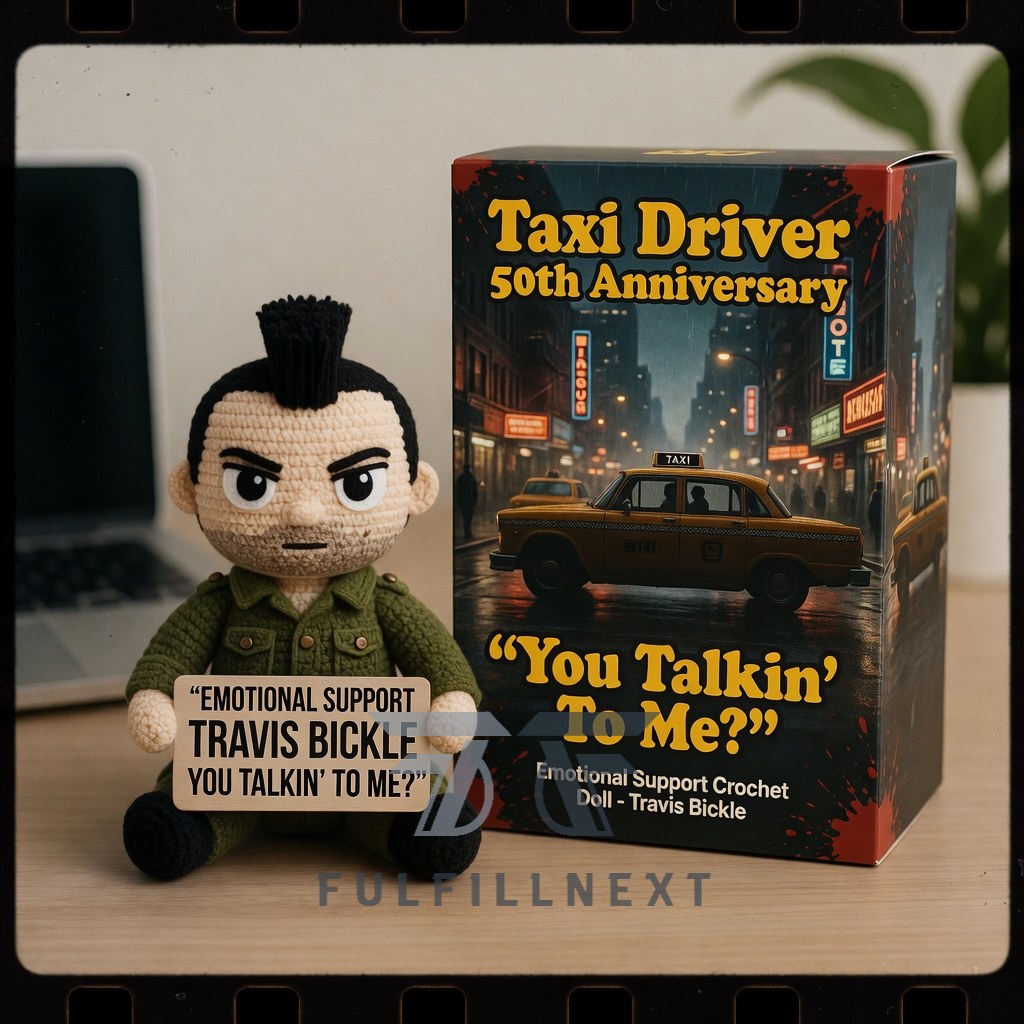 Taxi Driver 1976 50th Anniversary Crochet Doll