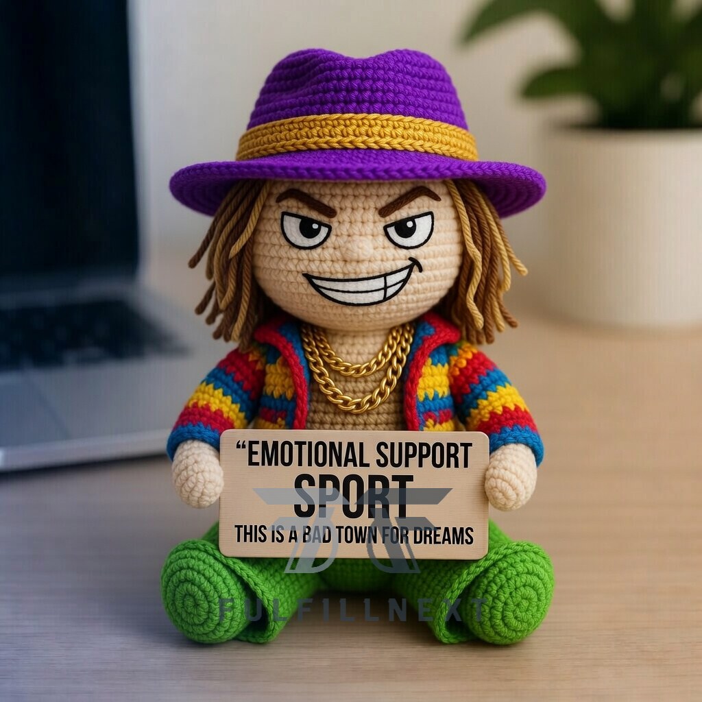 Taxi Driver 1976 50th Anniversary Crochet Doll - Image 5