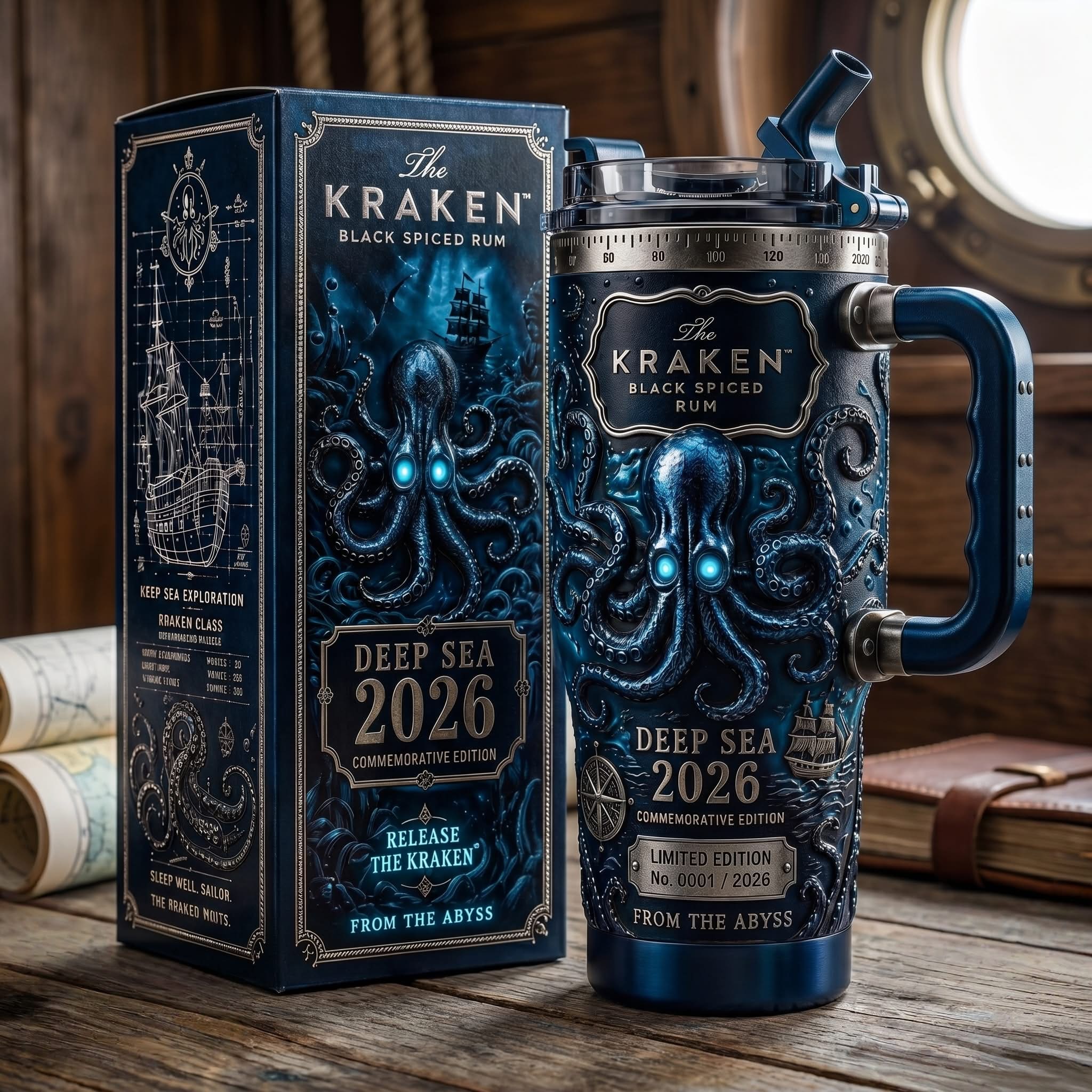 The Kraken Deep Sea Comemorative Edition Tumbler