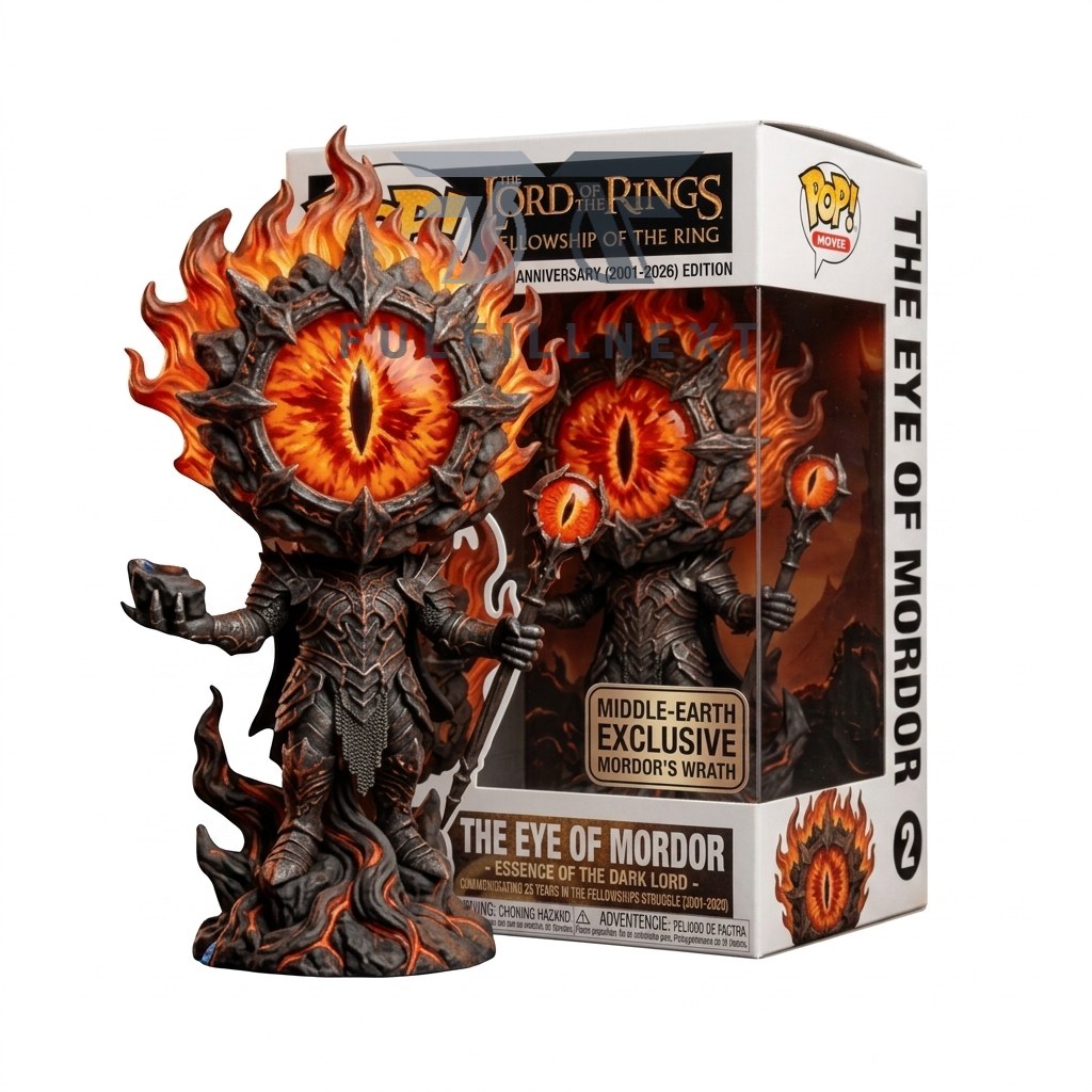The Lord of the Rings Eye of Mordor 25th Anniversary Vinyl Figure