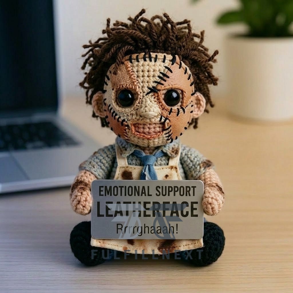 The Texas Chainsaw Massacre 2 40th Anniversary Crochet Doll - Image 2