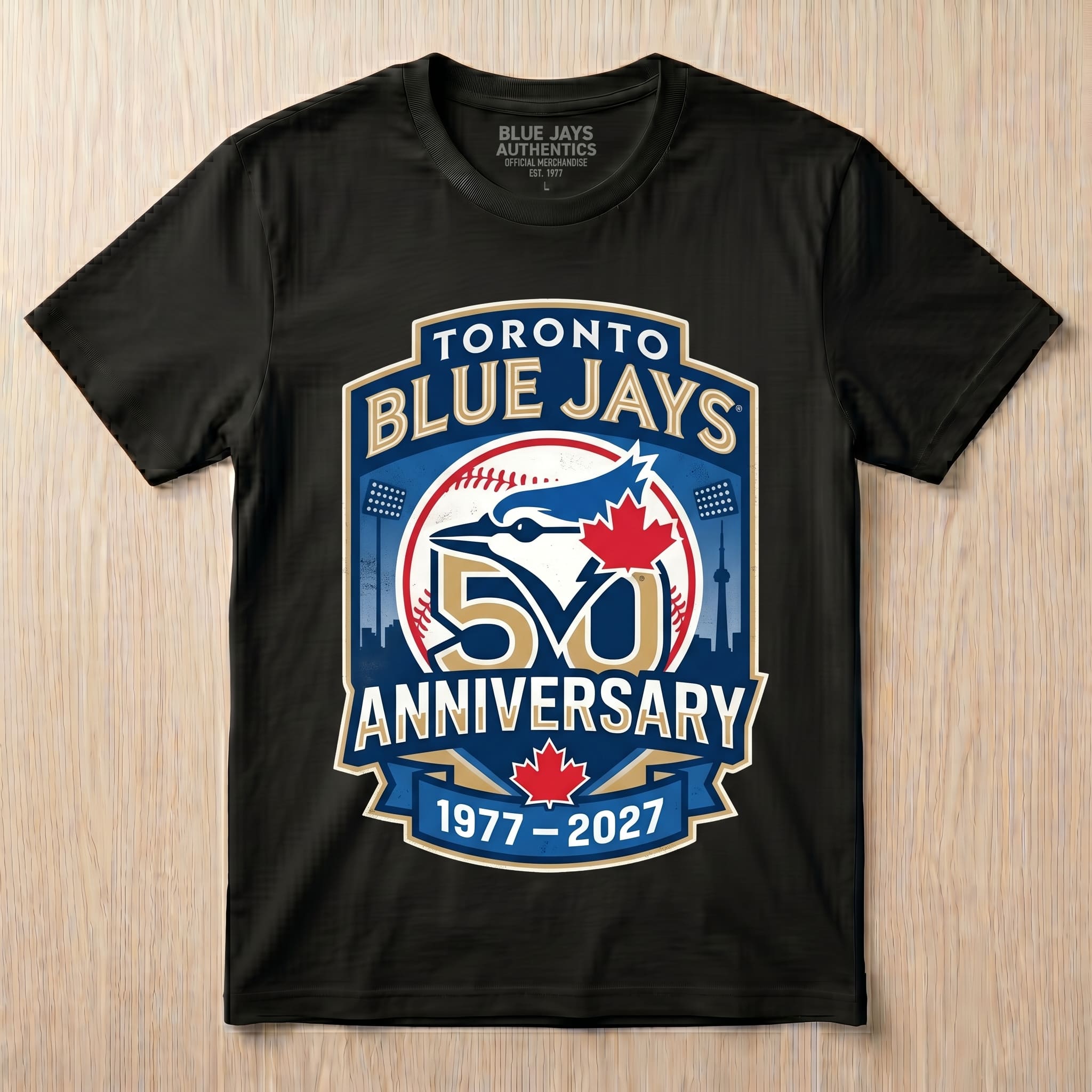 Toronto Blue Jays 50th Anniversary T-Shirt